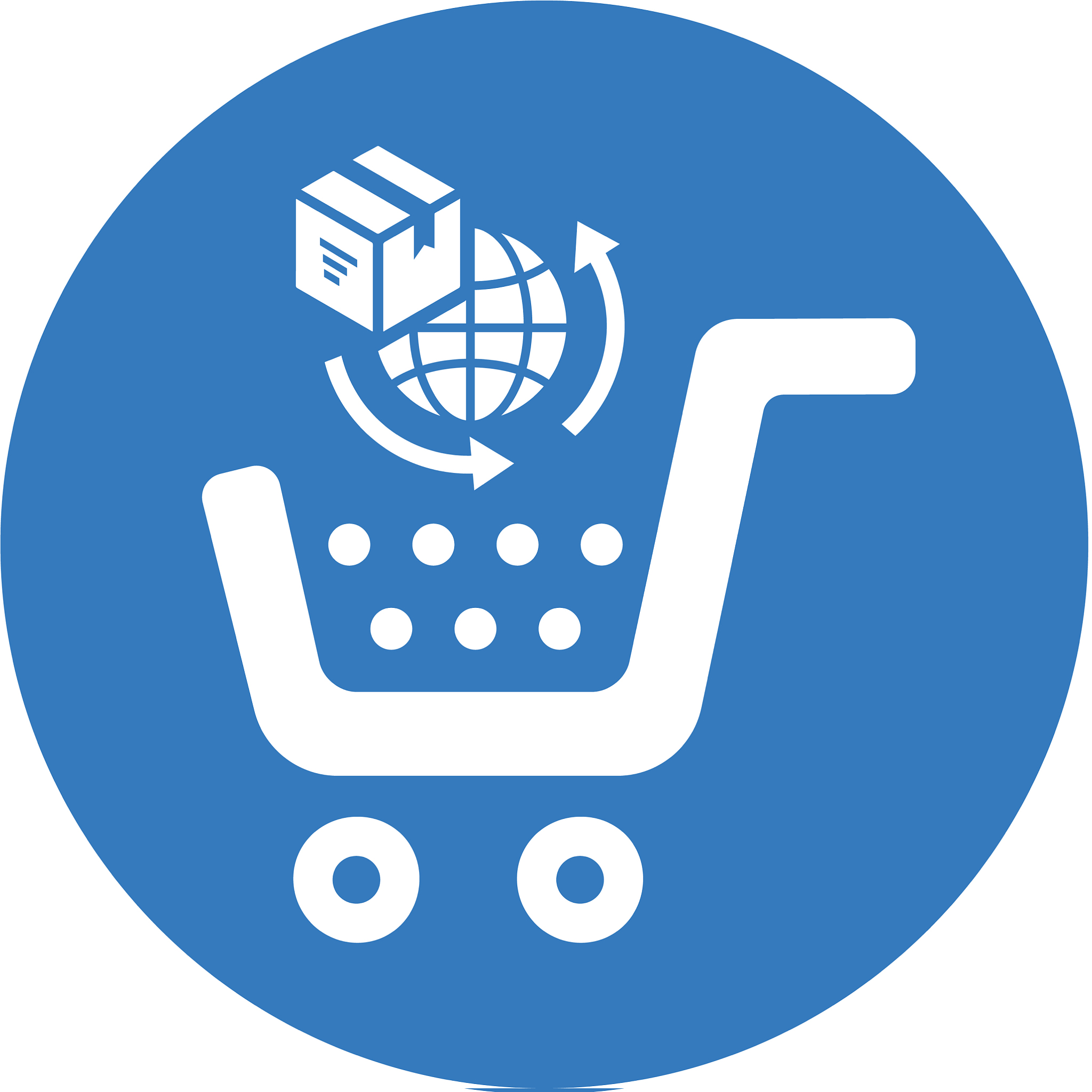 global international shopping icon