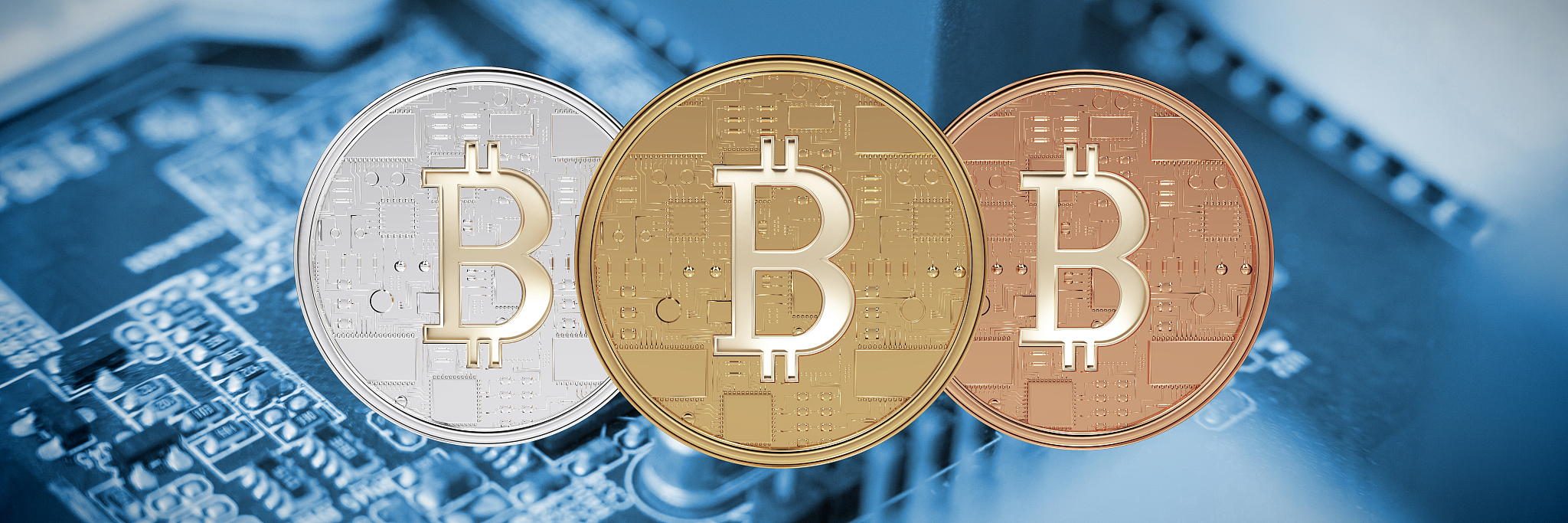 composite image of bitcoin