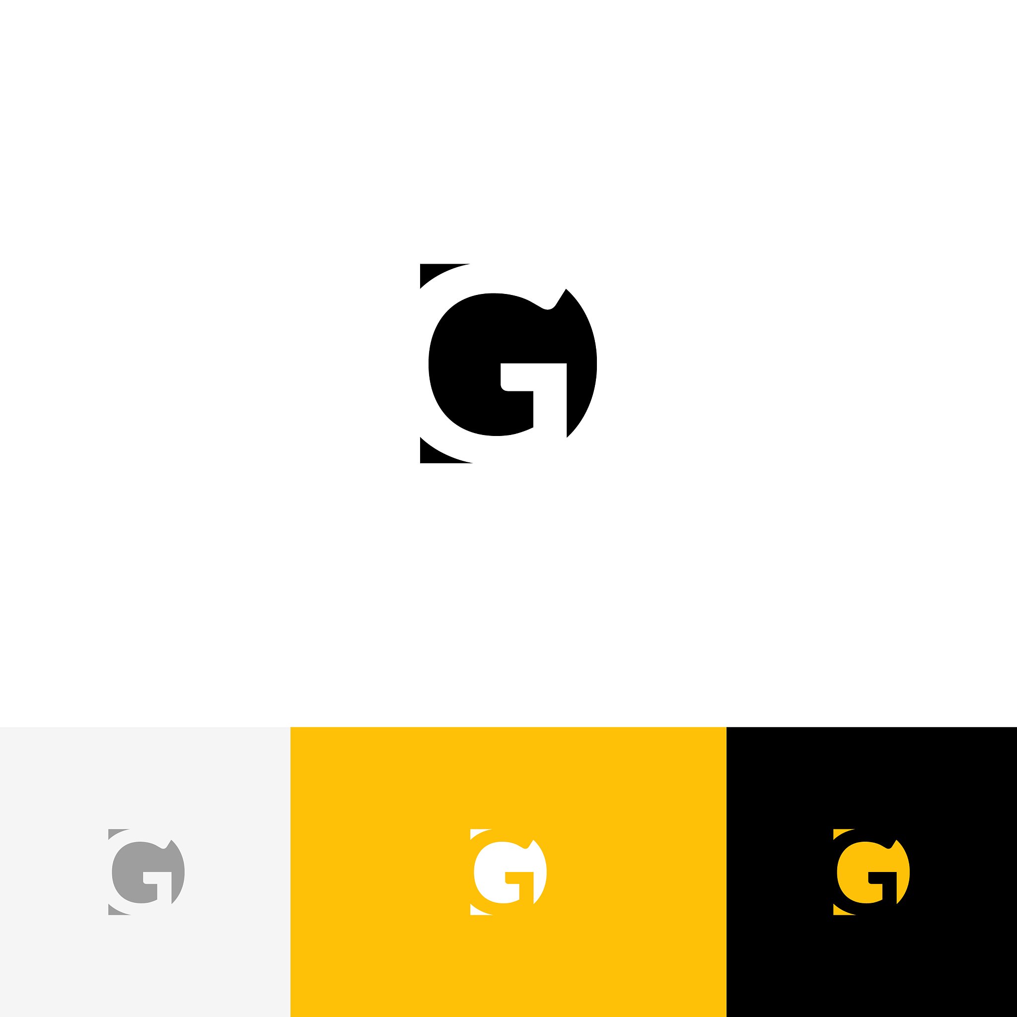 gd monogram logo from letters d and g