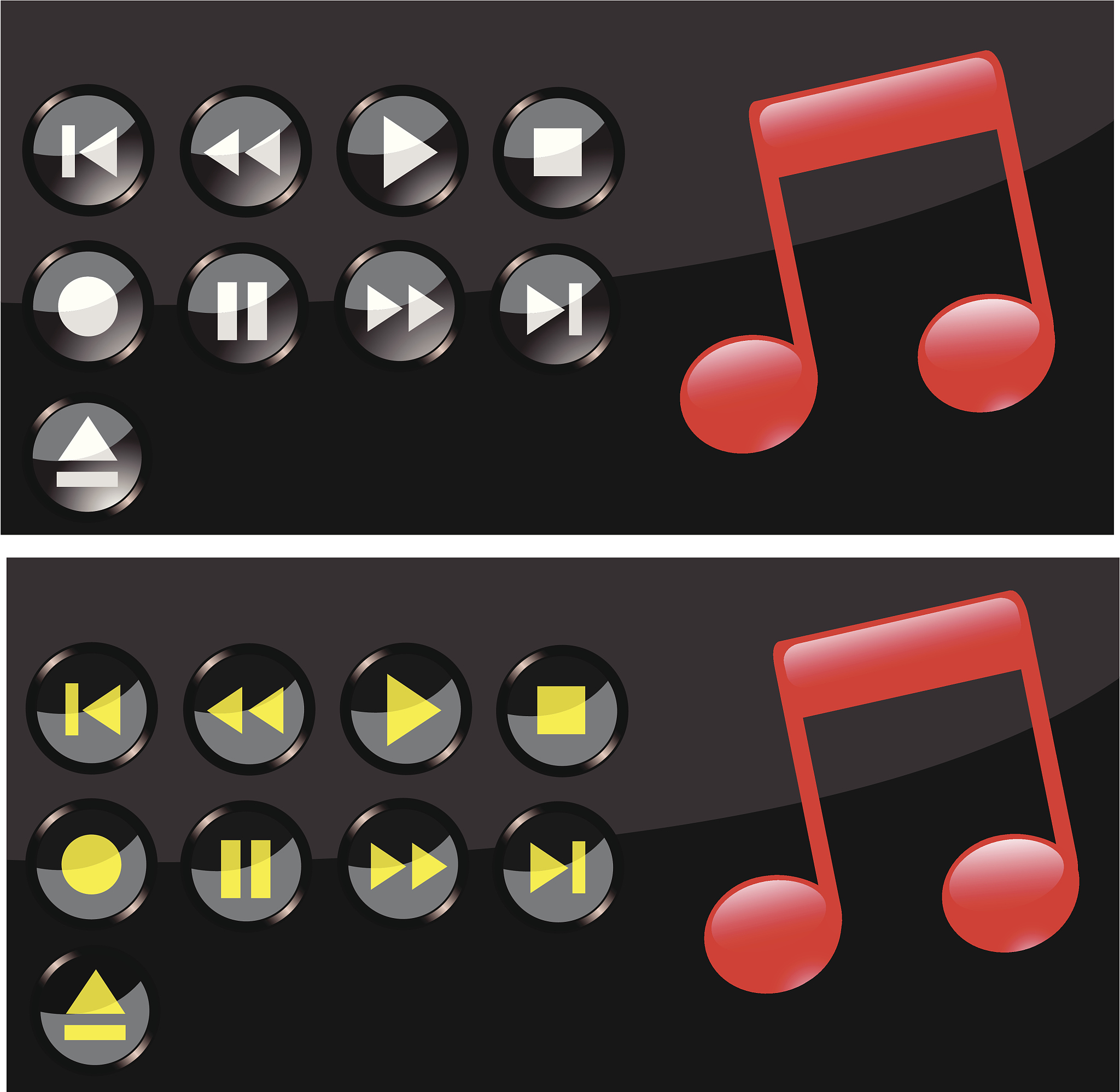 music player navigation