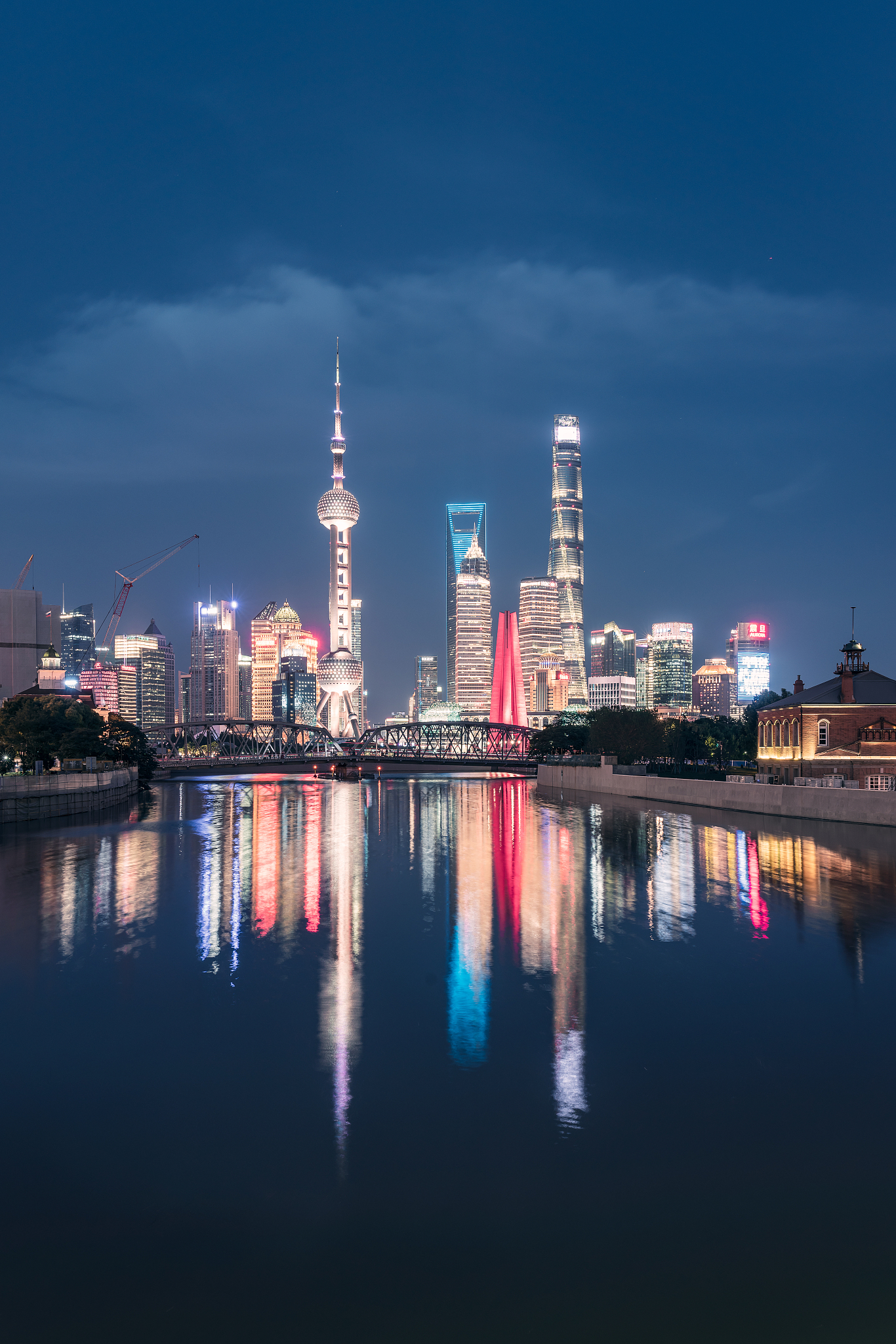 上海城市风光夜景