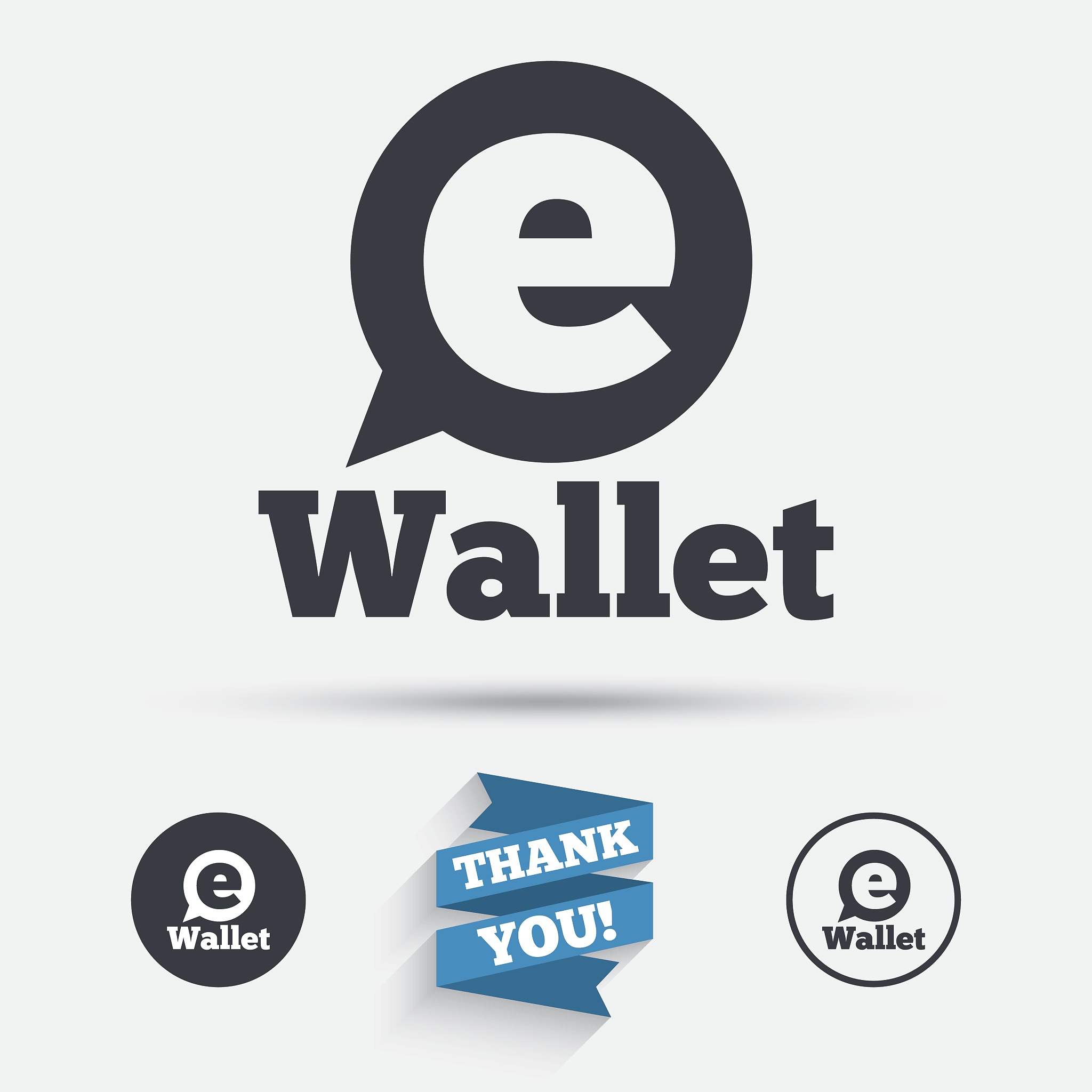 ewallet sign icon. electronic wallet symbol.