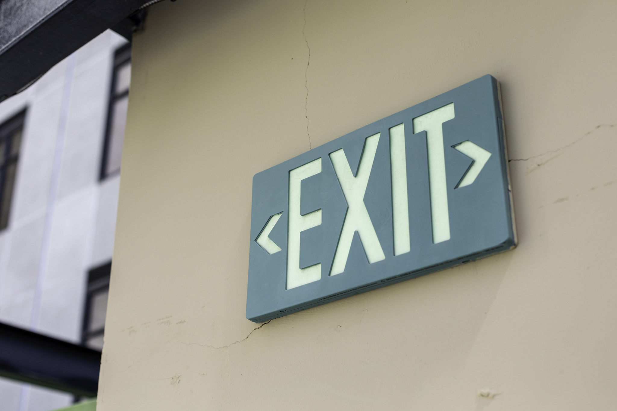 exit sign