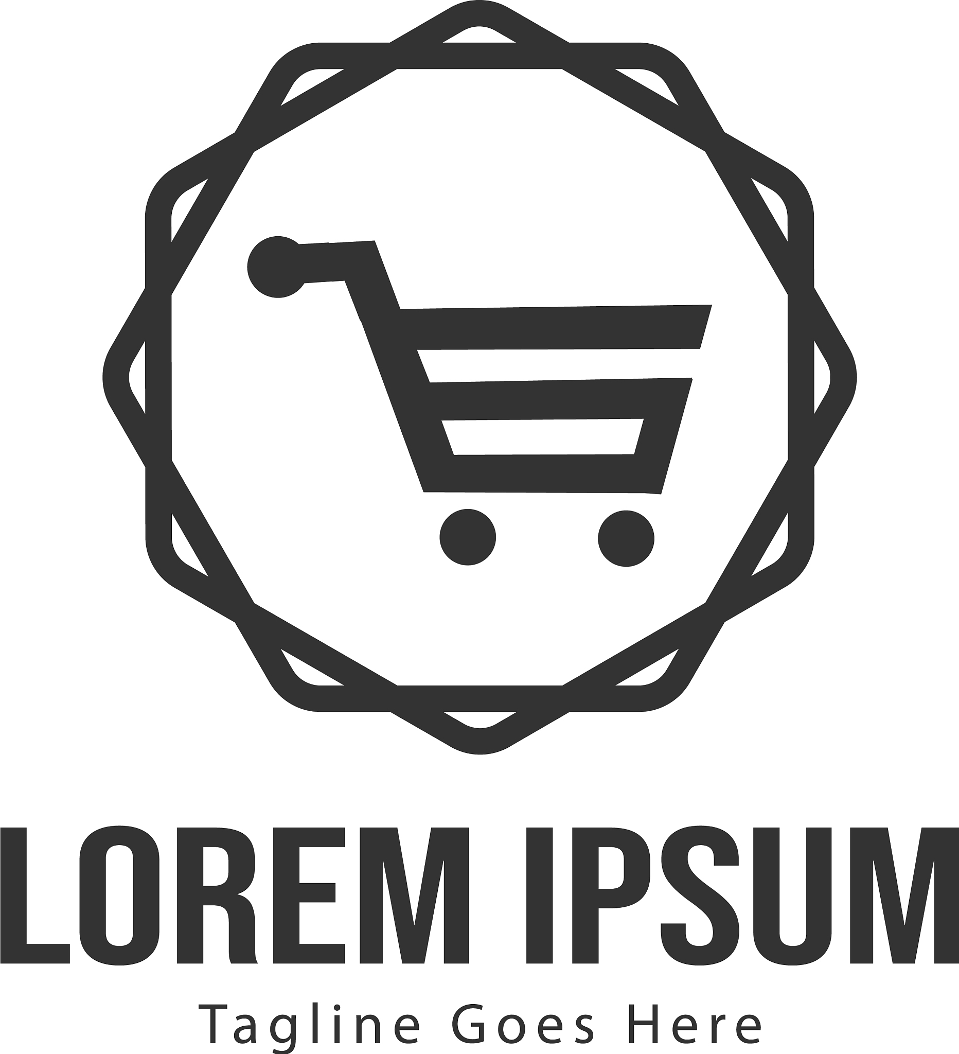 shopping logo template design shopping logo with