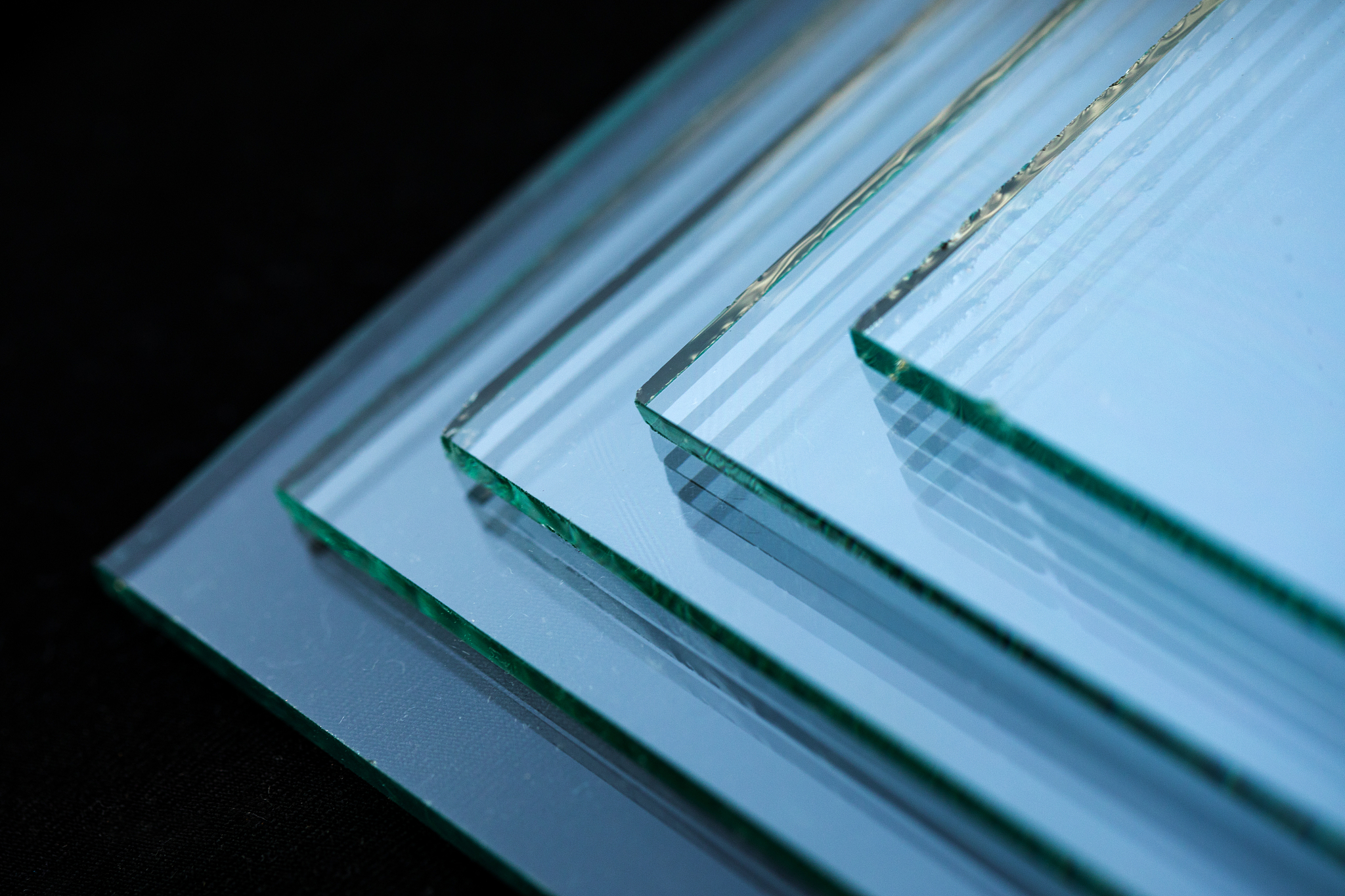 sheets of factory manufacturing tempered clear float glass panel