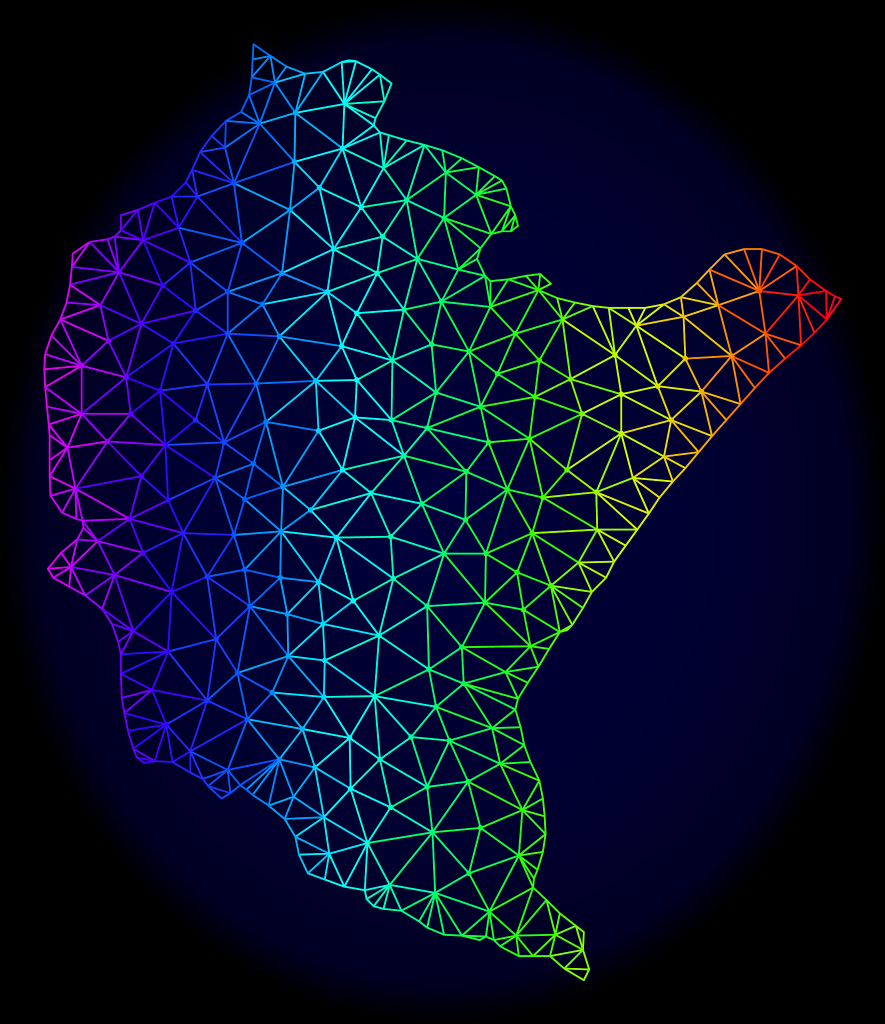 py 根据屏幕最大最小经纬度 分成八份