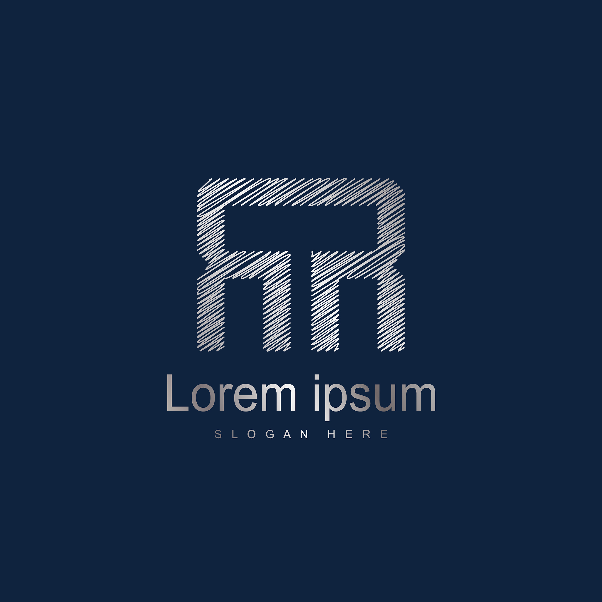 initial letter rr logo template design