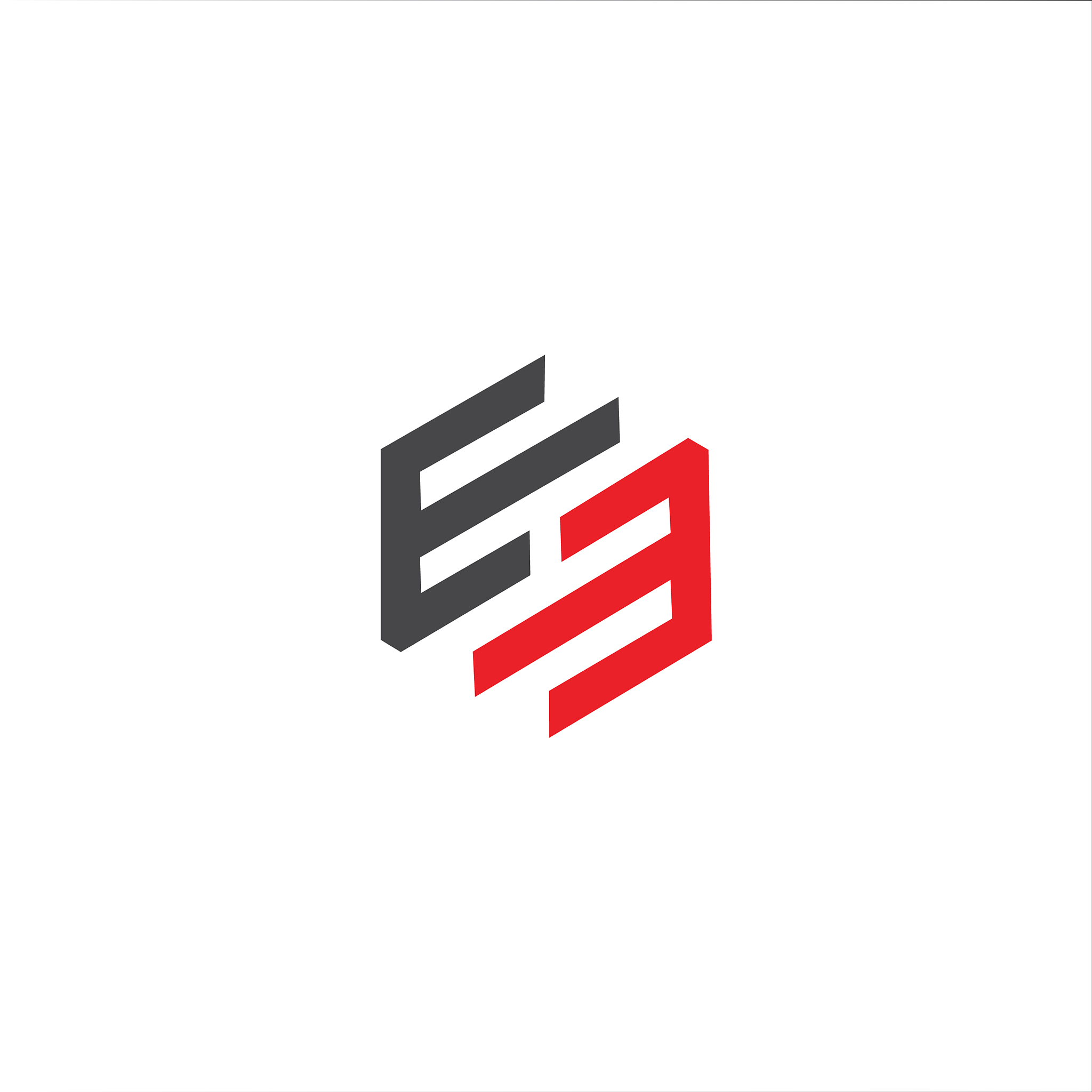 initial letter ee or e logo design template