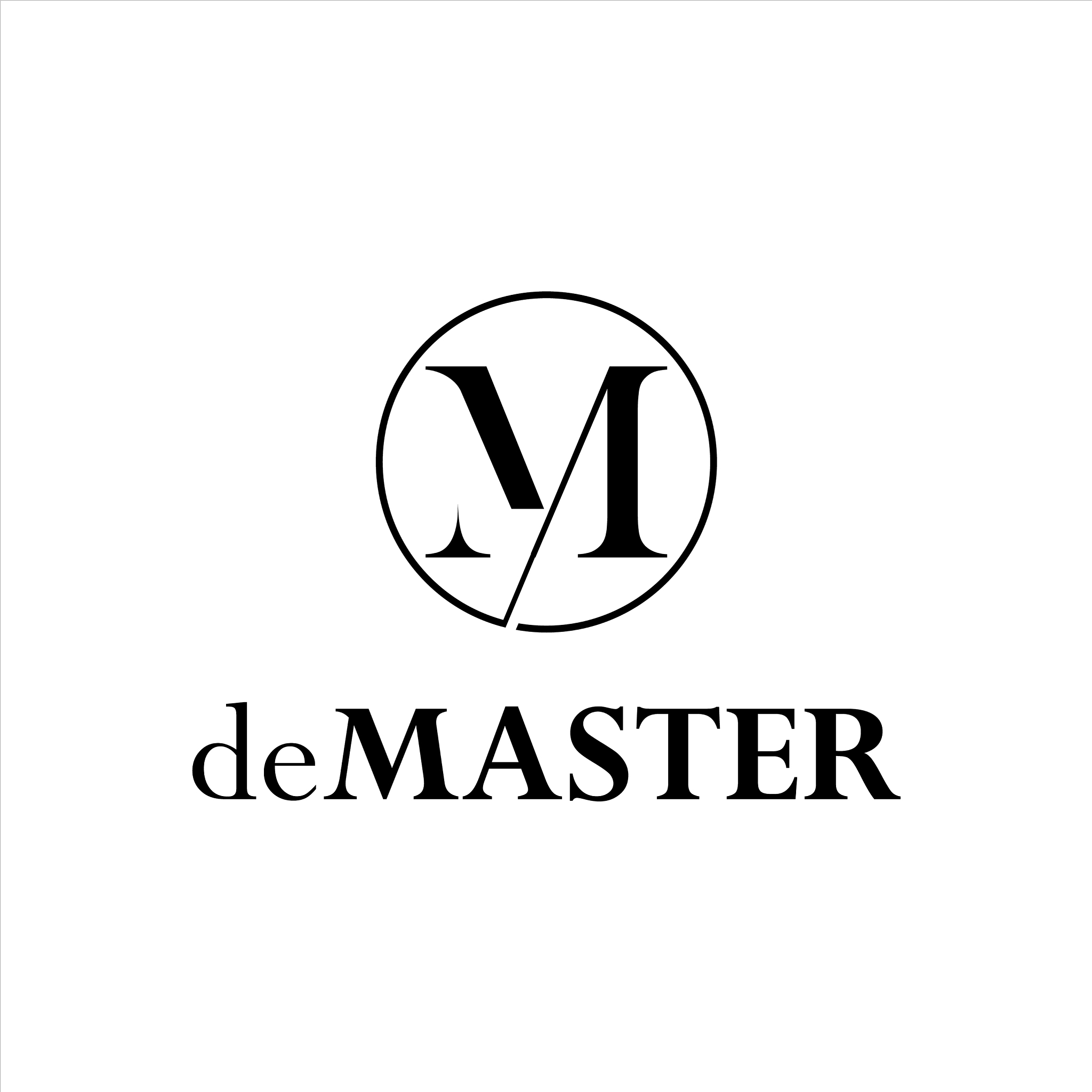 simple m monogram logo