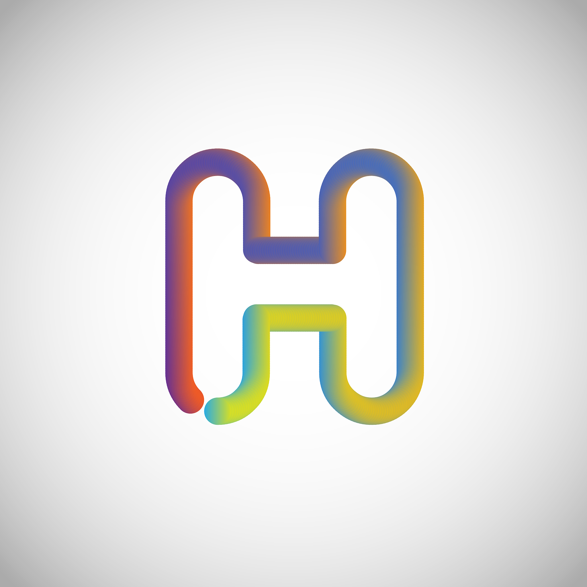colorful character from a typeset, vector illustration