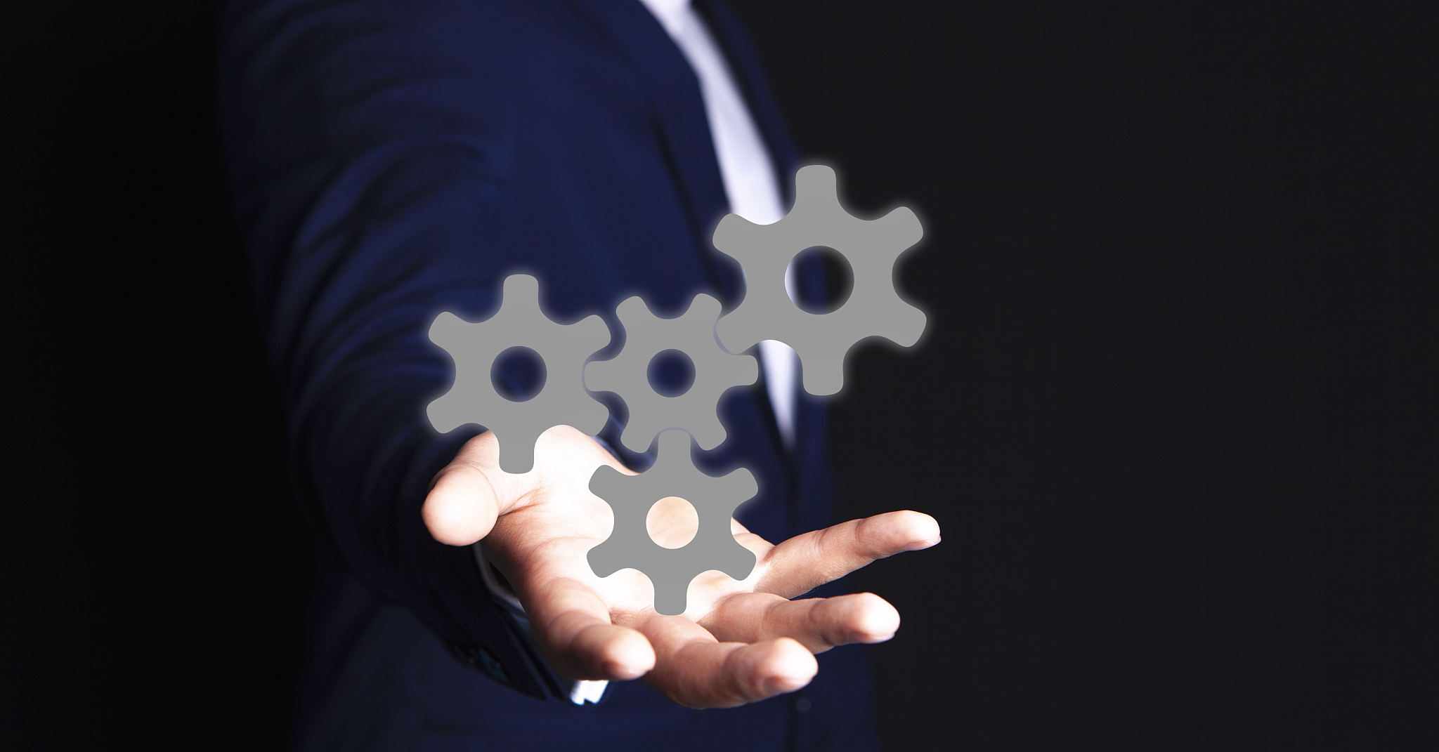 businessman and mechanism