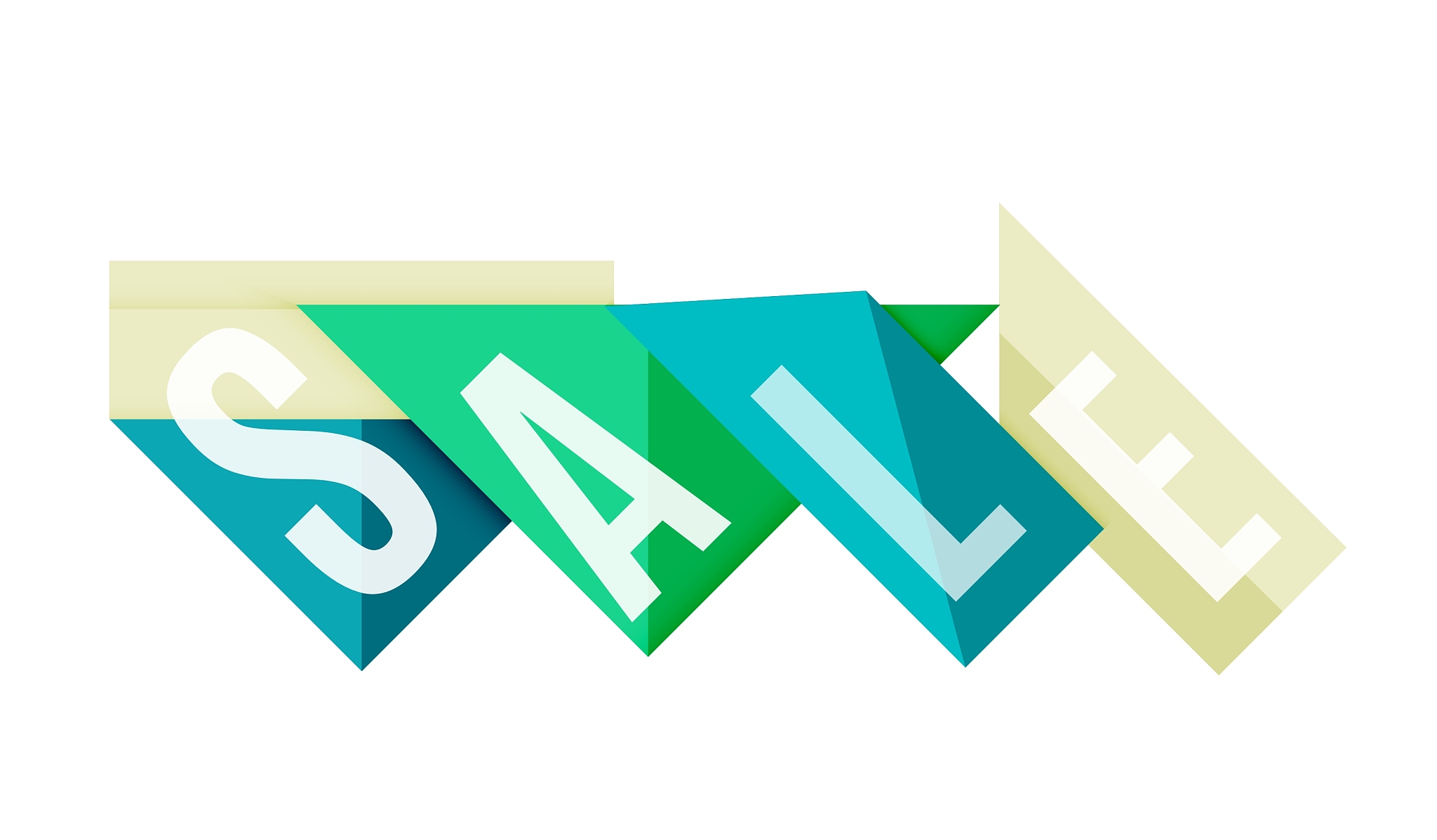 sale word label banner