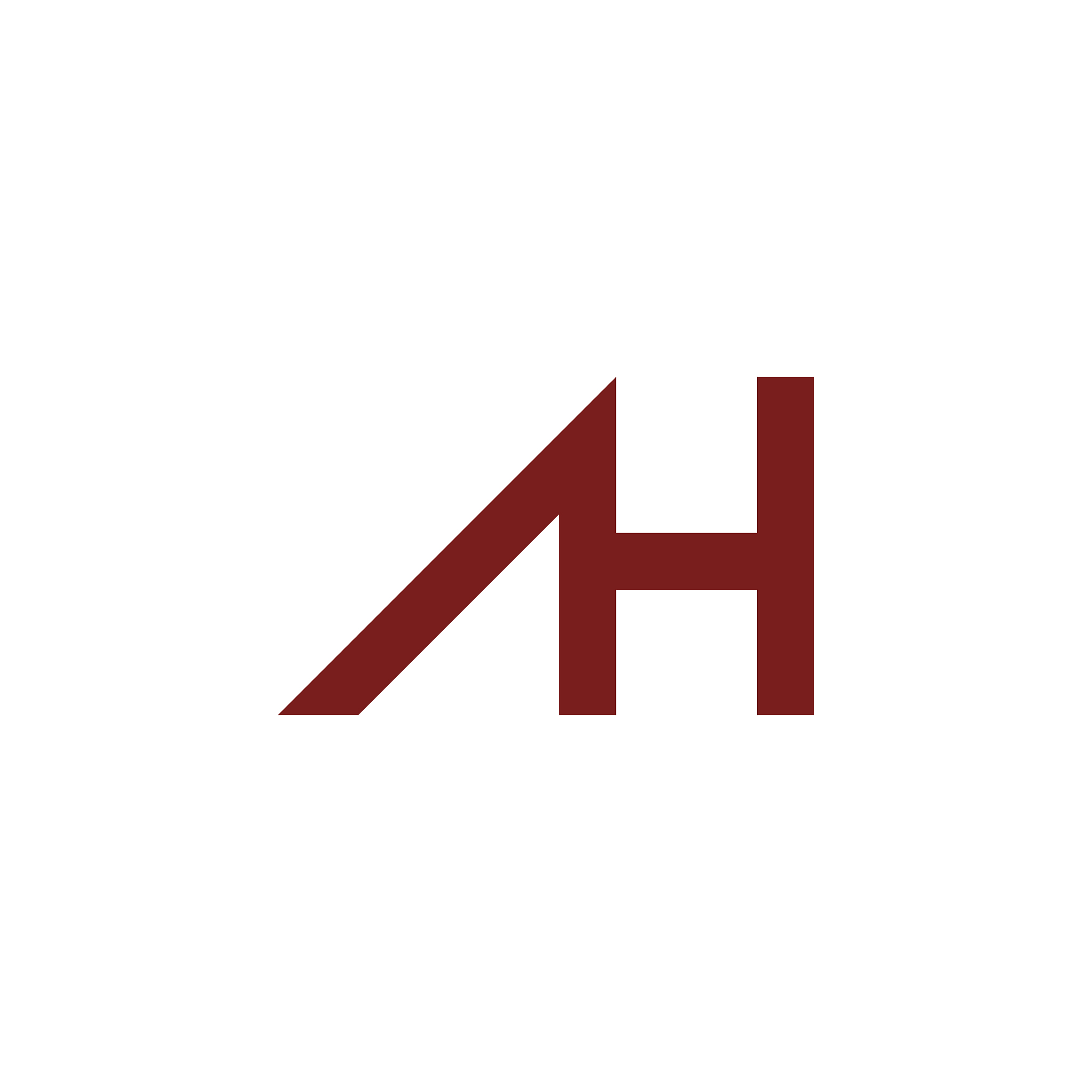 initial letter ah logo or ha logo designs