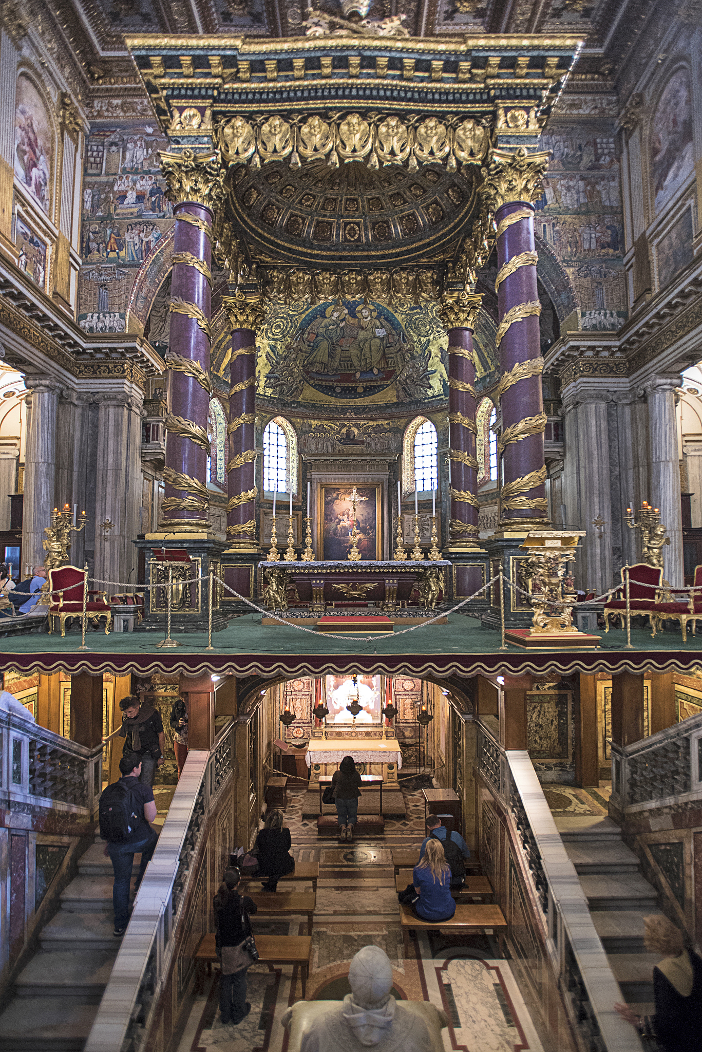 santa maria maggiore cathedral interior rome