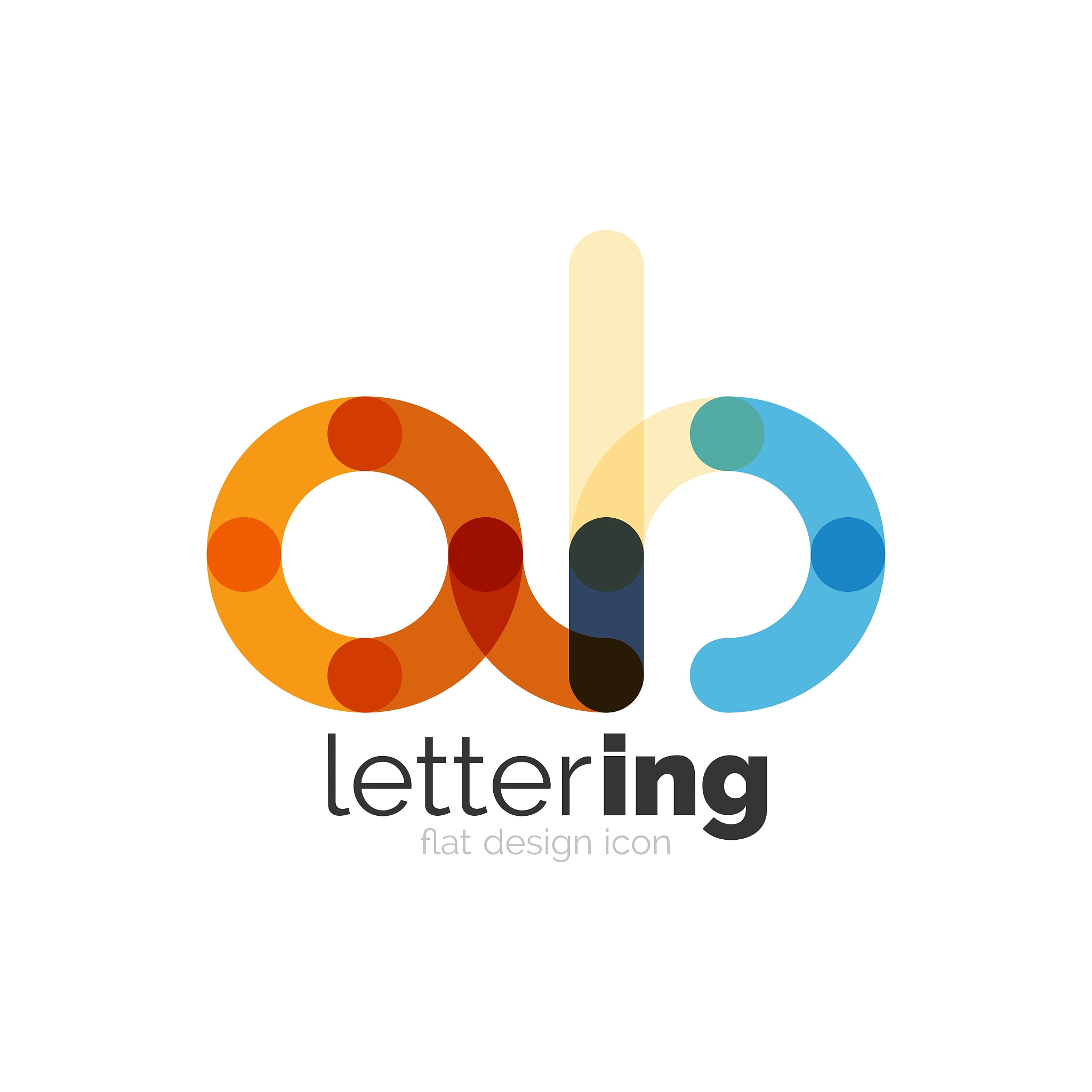 letter logo business icon