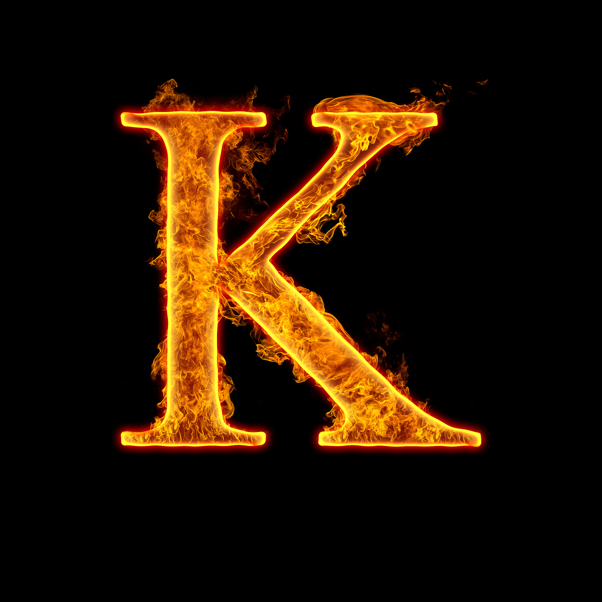 字母,火,英文字母<strong>k</strong>,热,暗色,橙色,肮脏的,想法,纹理