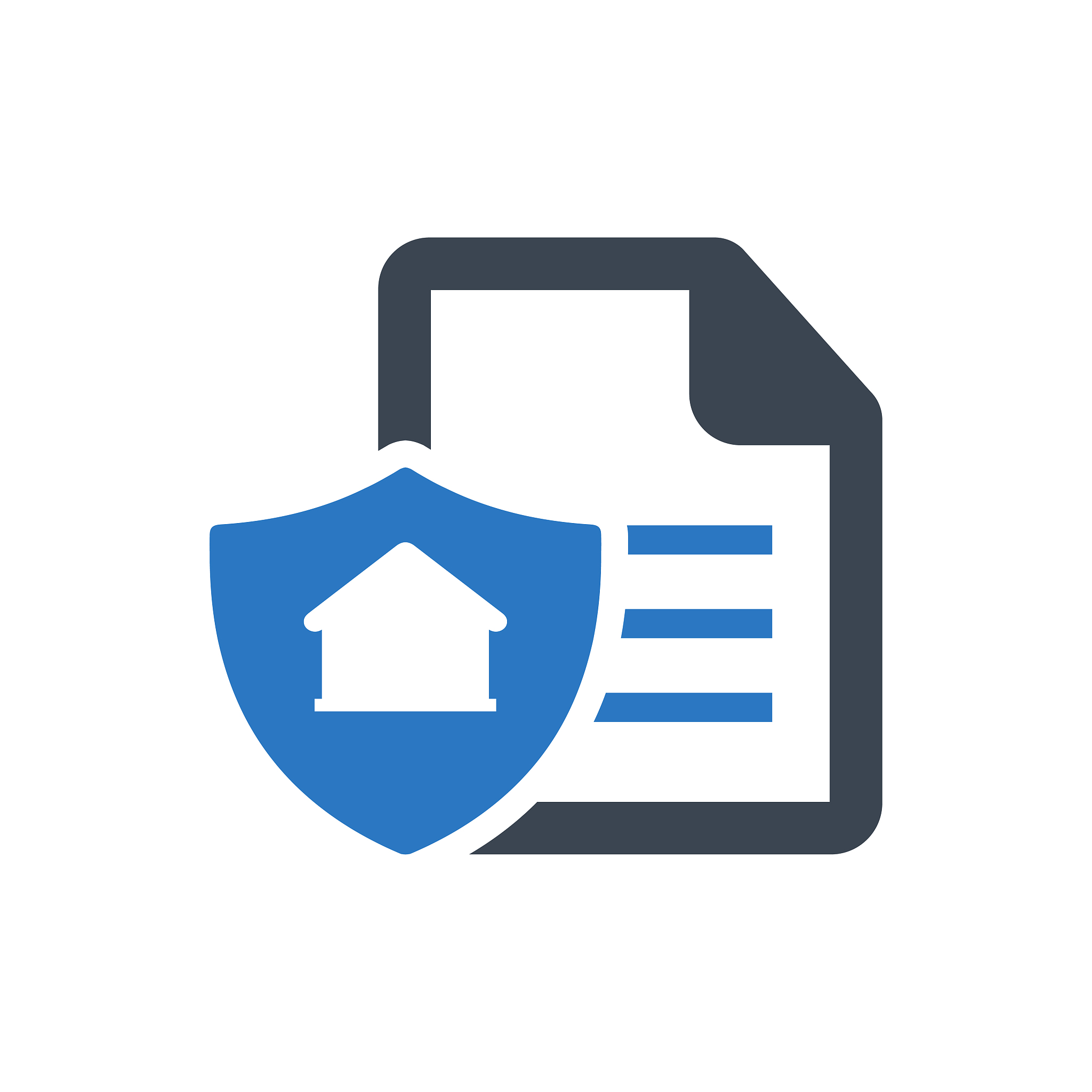 home security policy icon