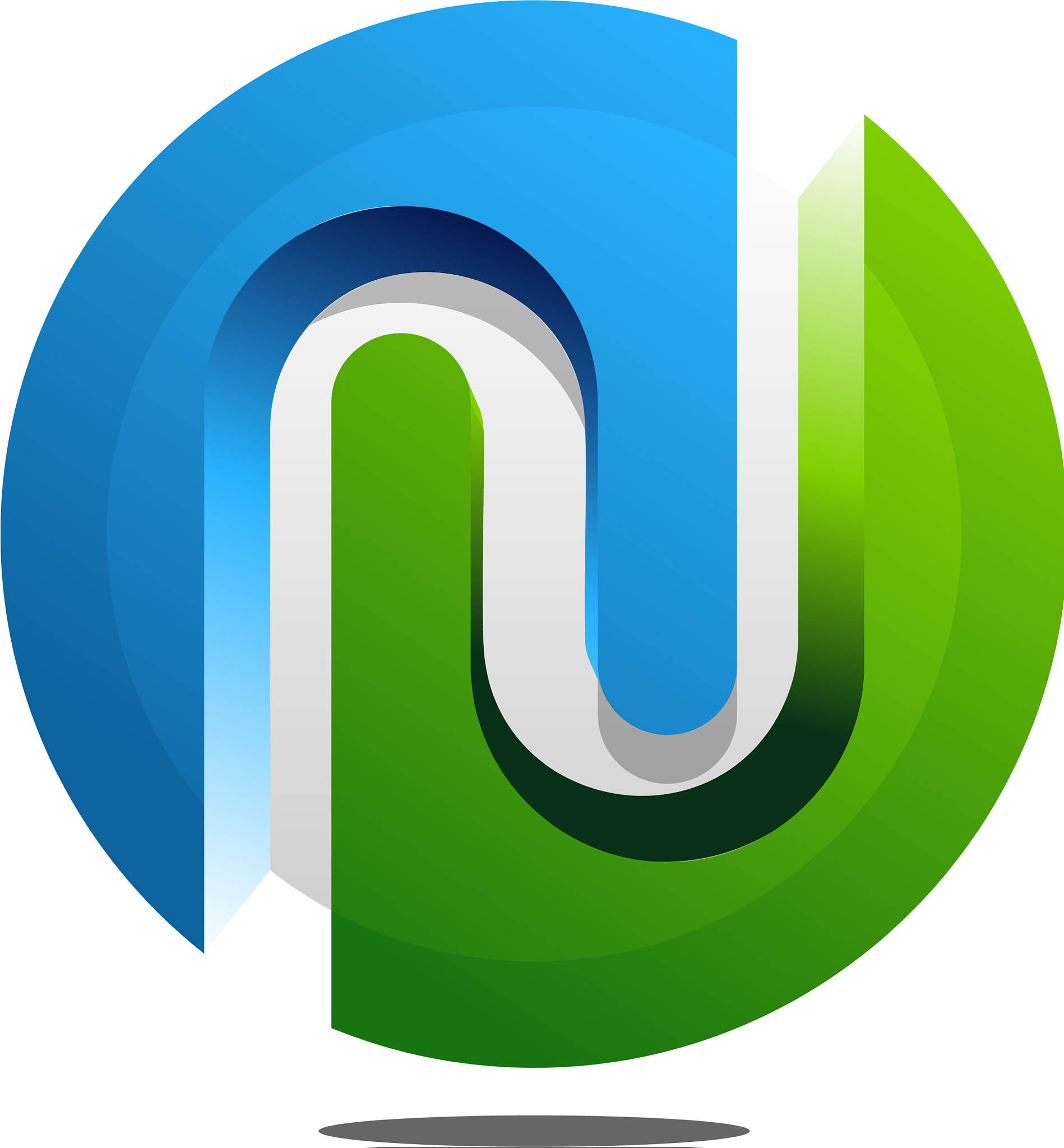 letter n logo icon design