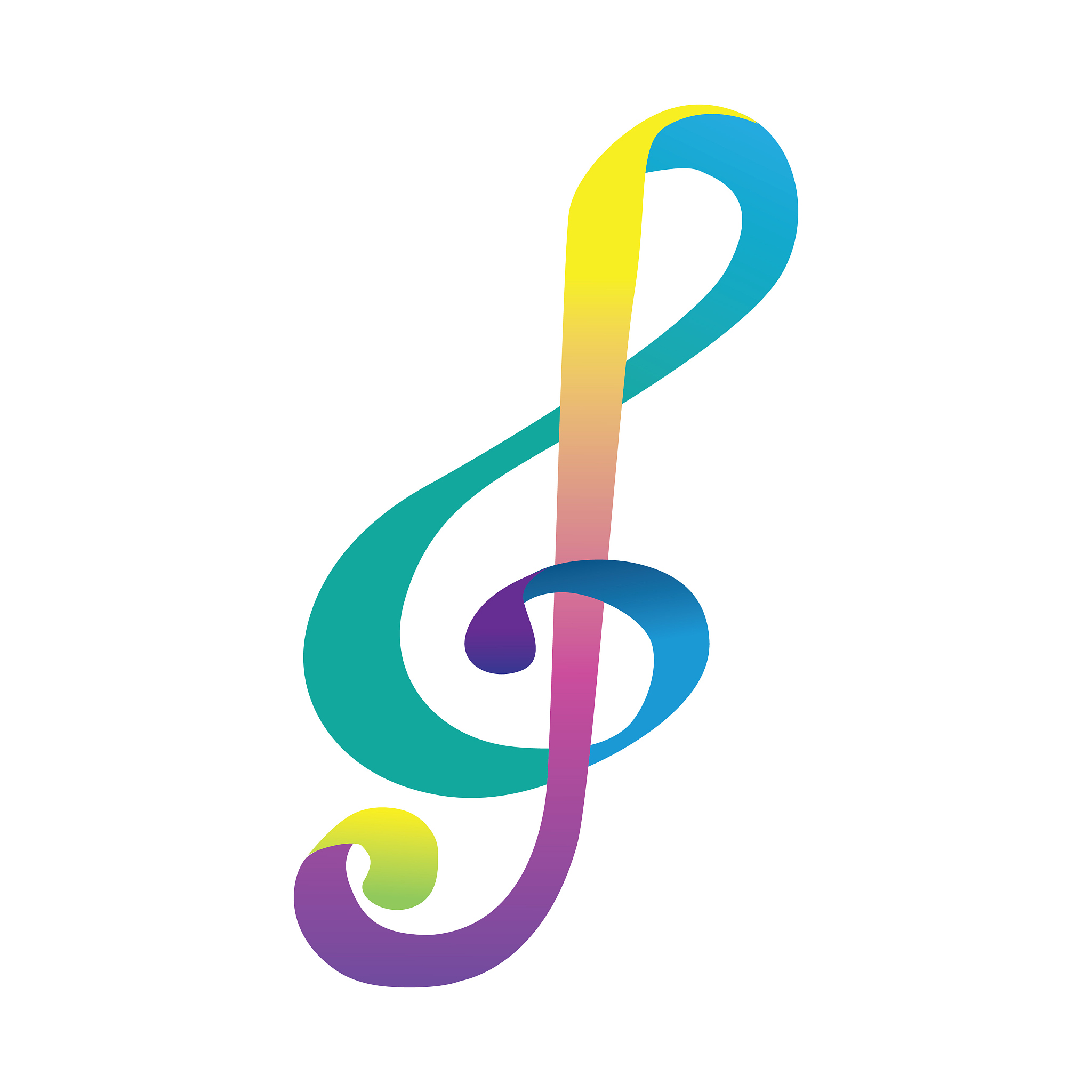 colorful clef