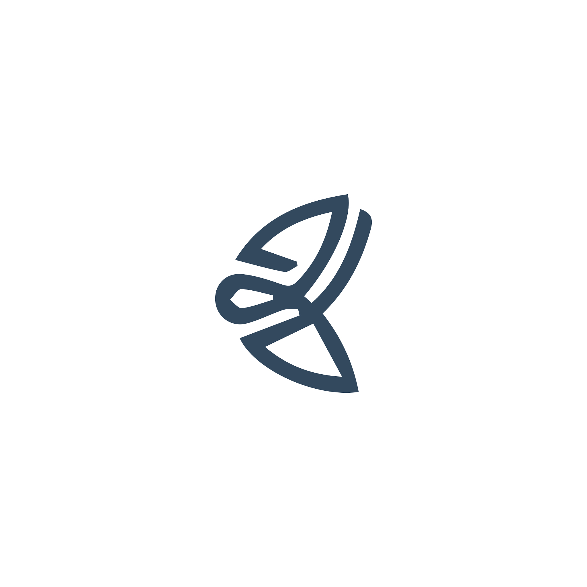 initial letter k logo design template