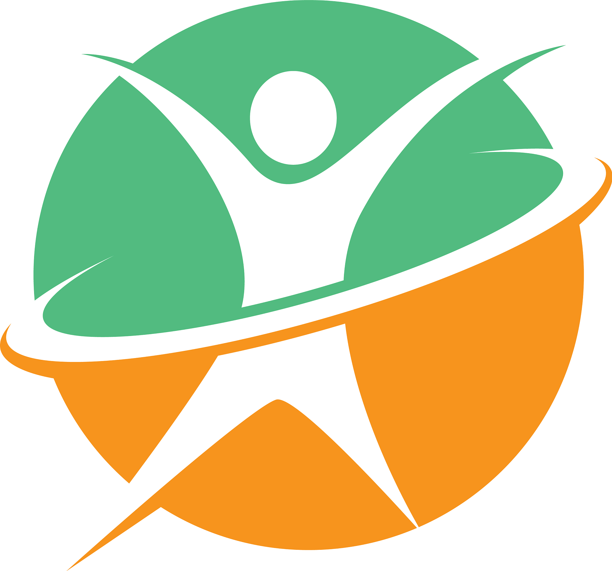 wellness logo template icon