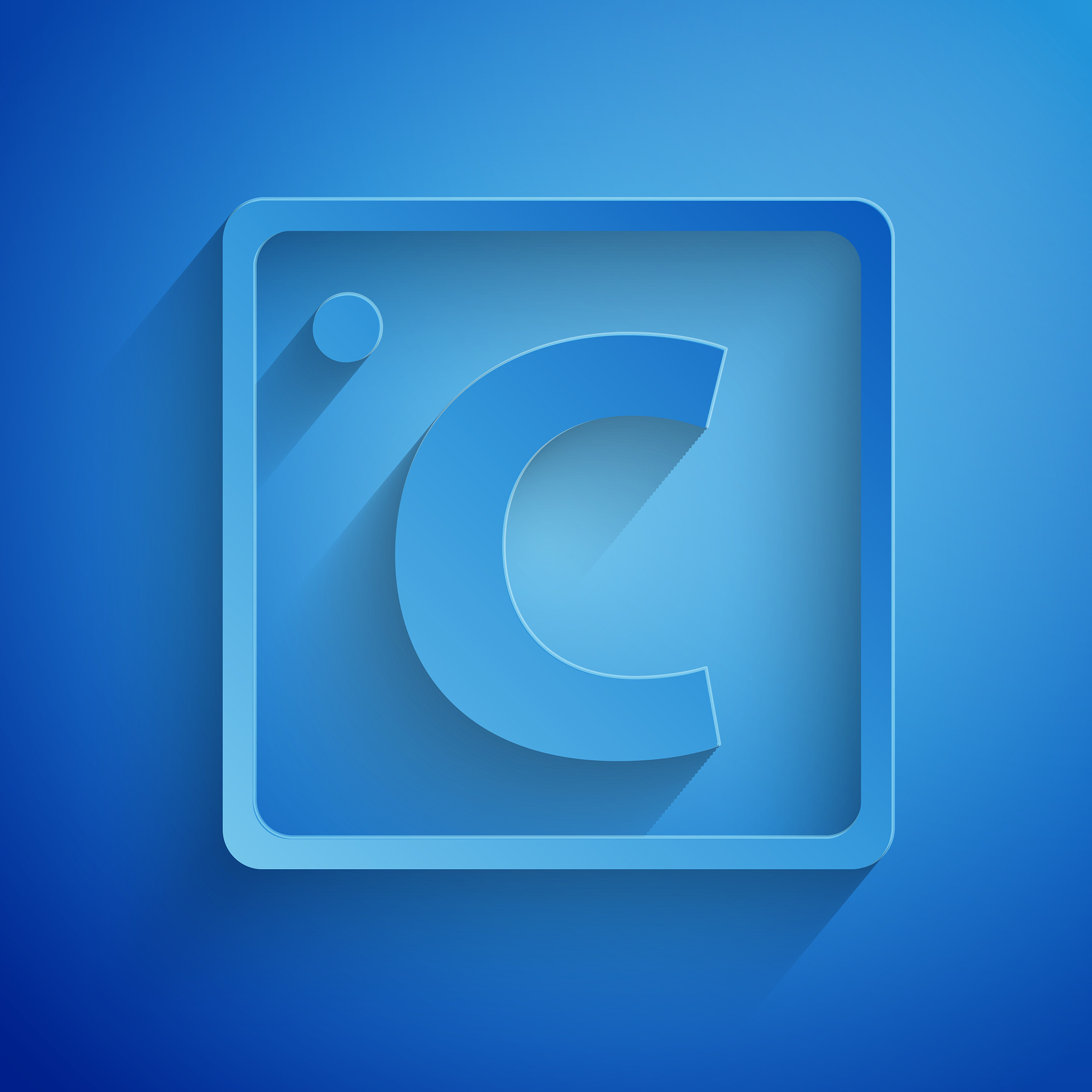 paper cut celsius icon isolated on blue background