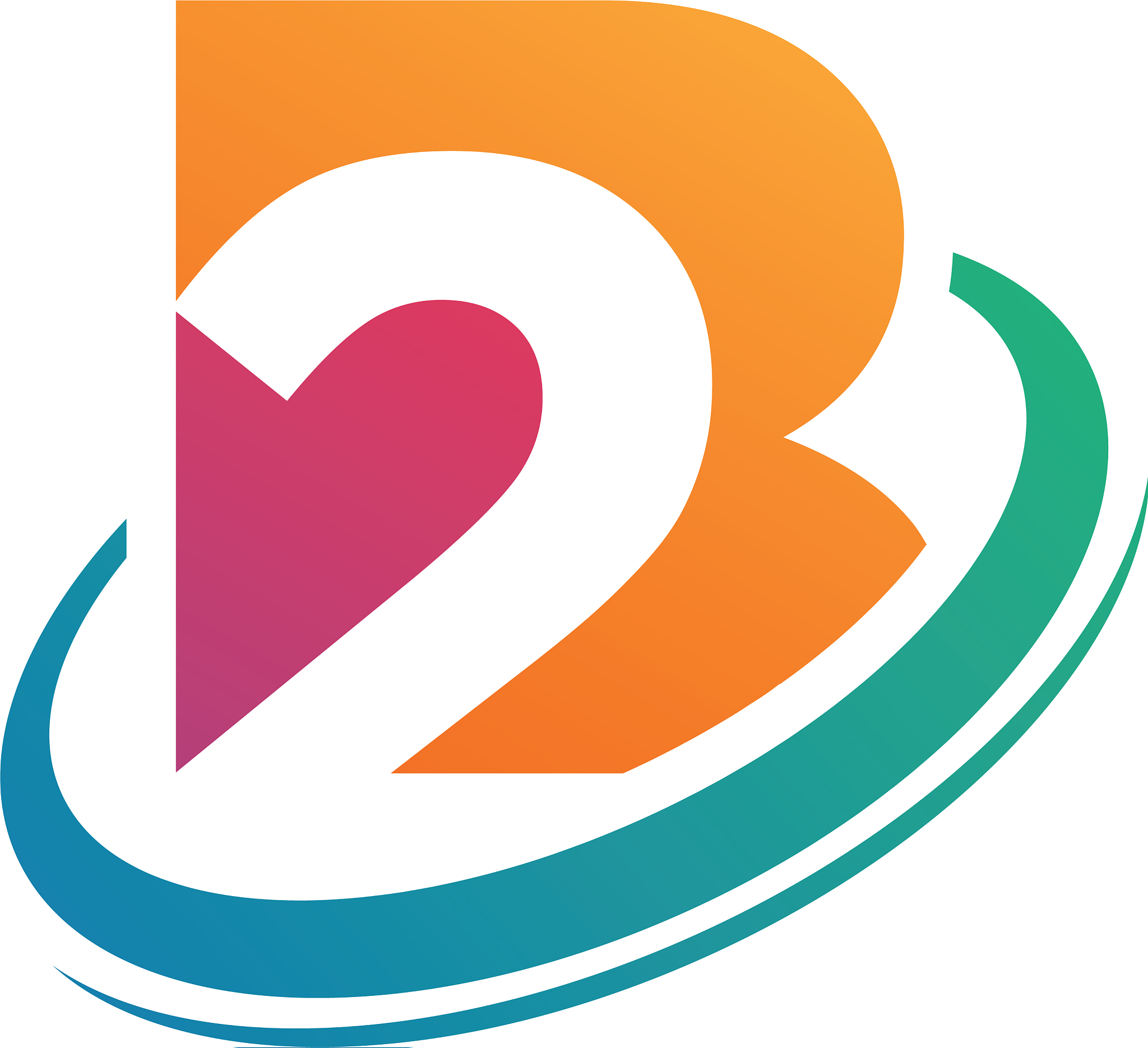 initial b logo template
