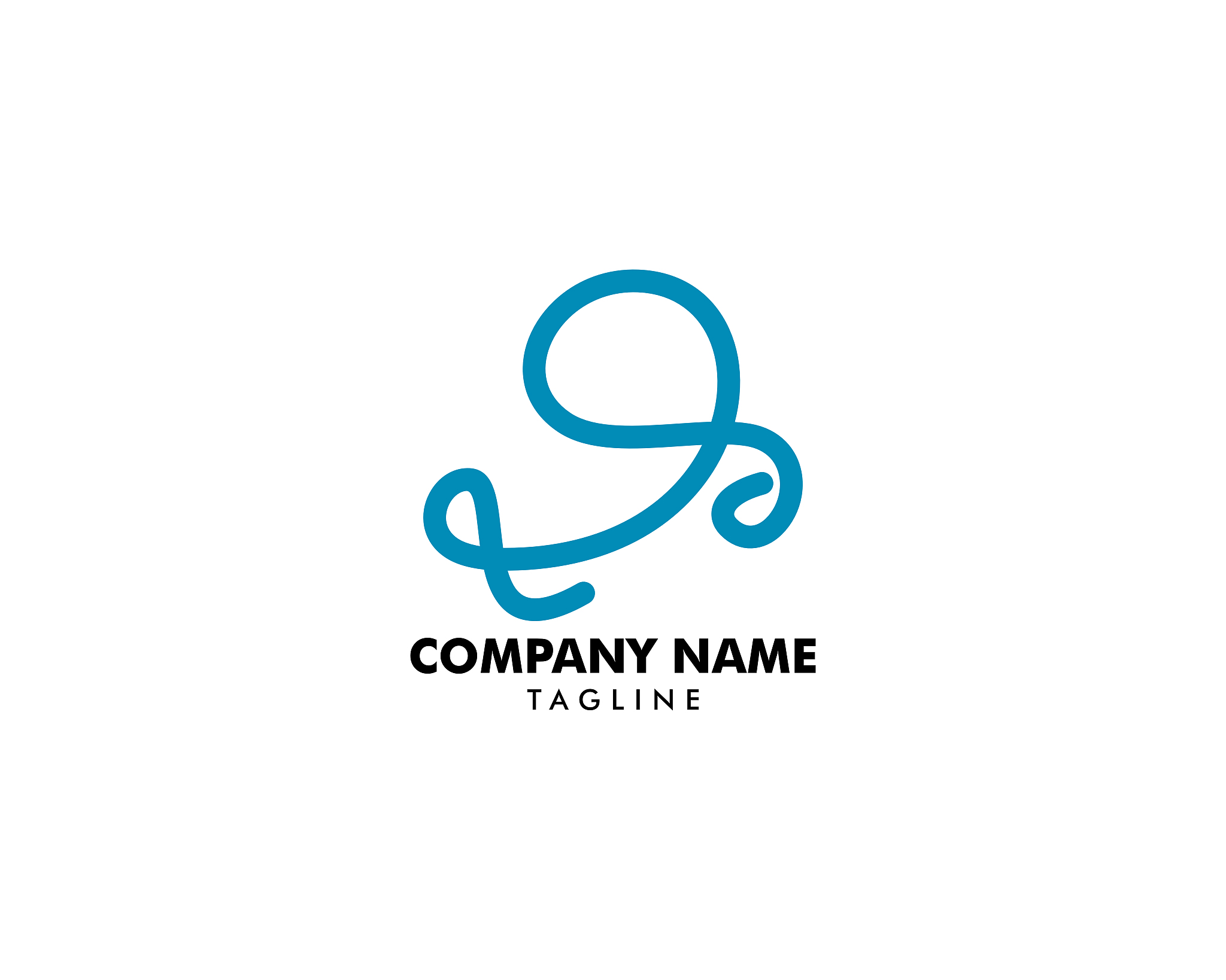 initial letter g   design template