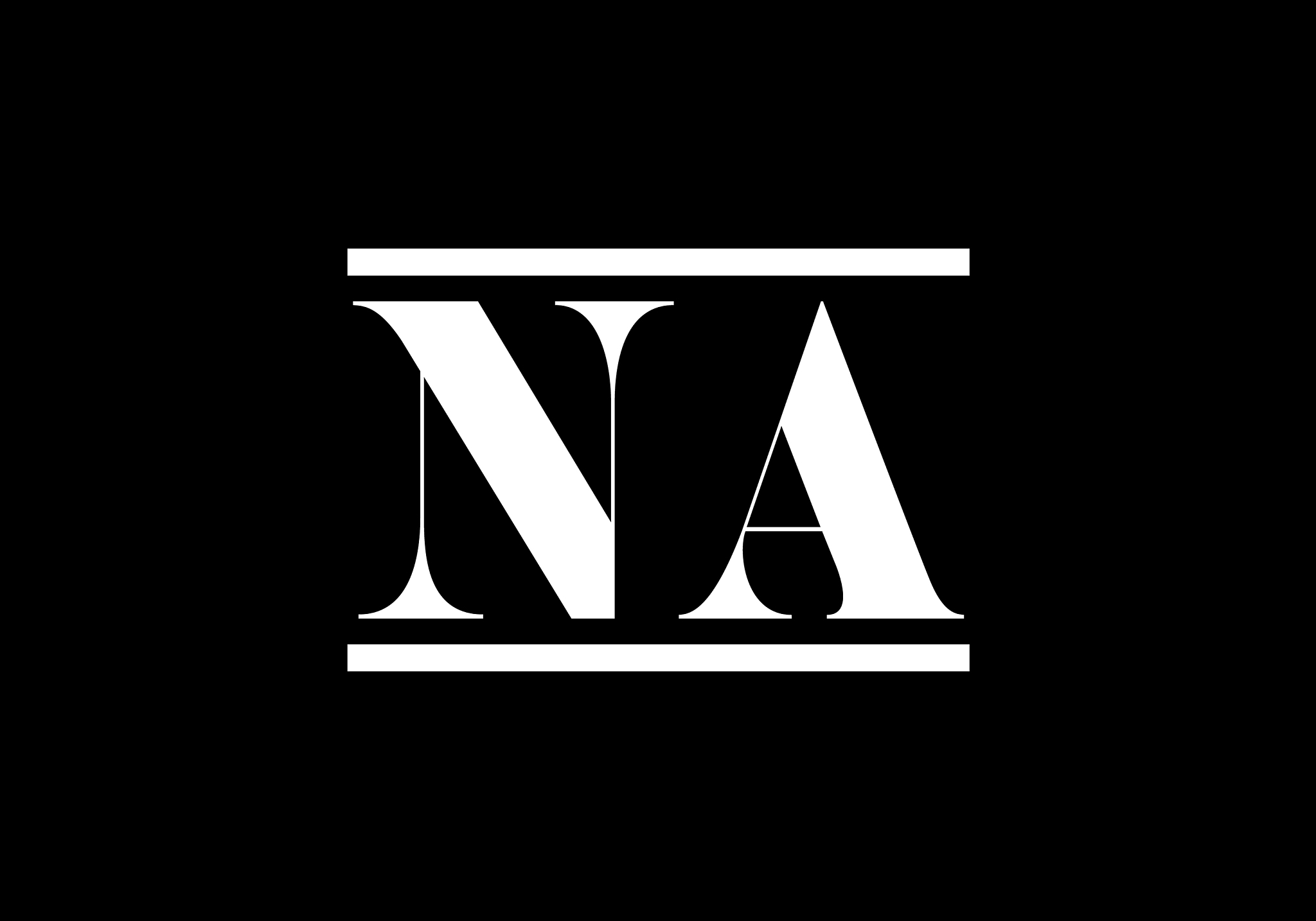 initial monogram letter n a logo design template