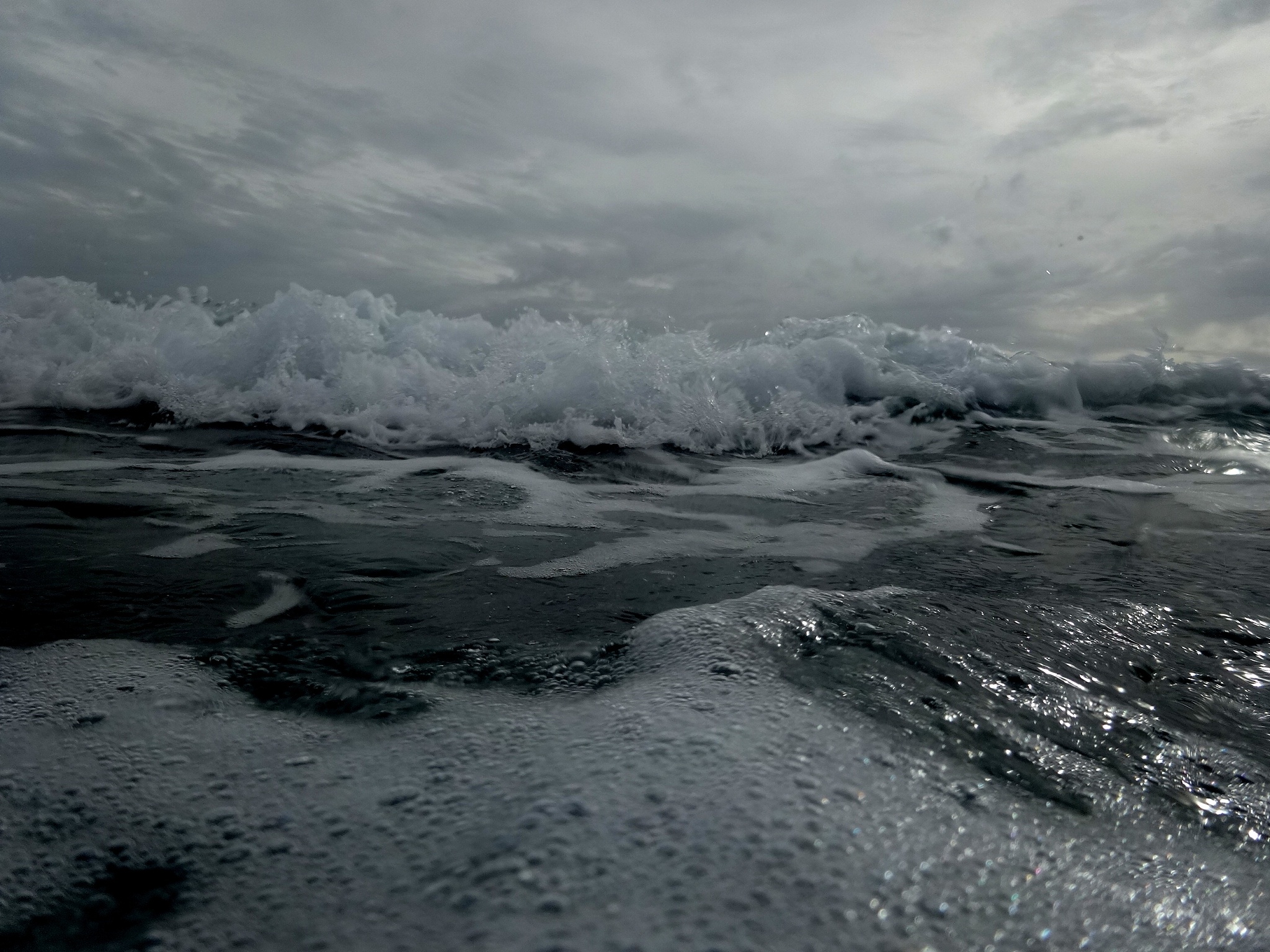 Due to the forecasted heavy rainfall the crew is concerned about the potential risk of rainwater not being collected in a timely manner and entering the sea As a precautionary measure they have r