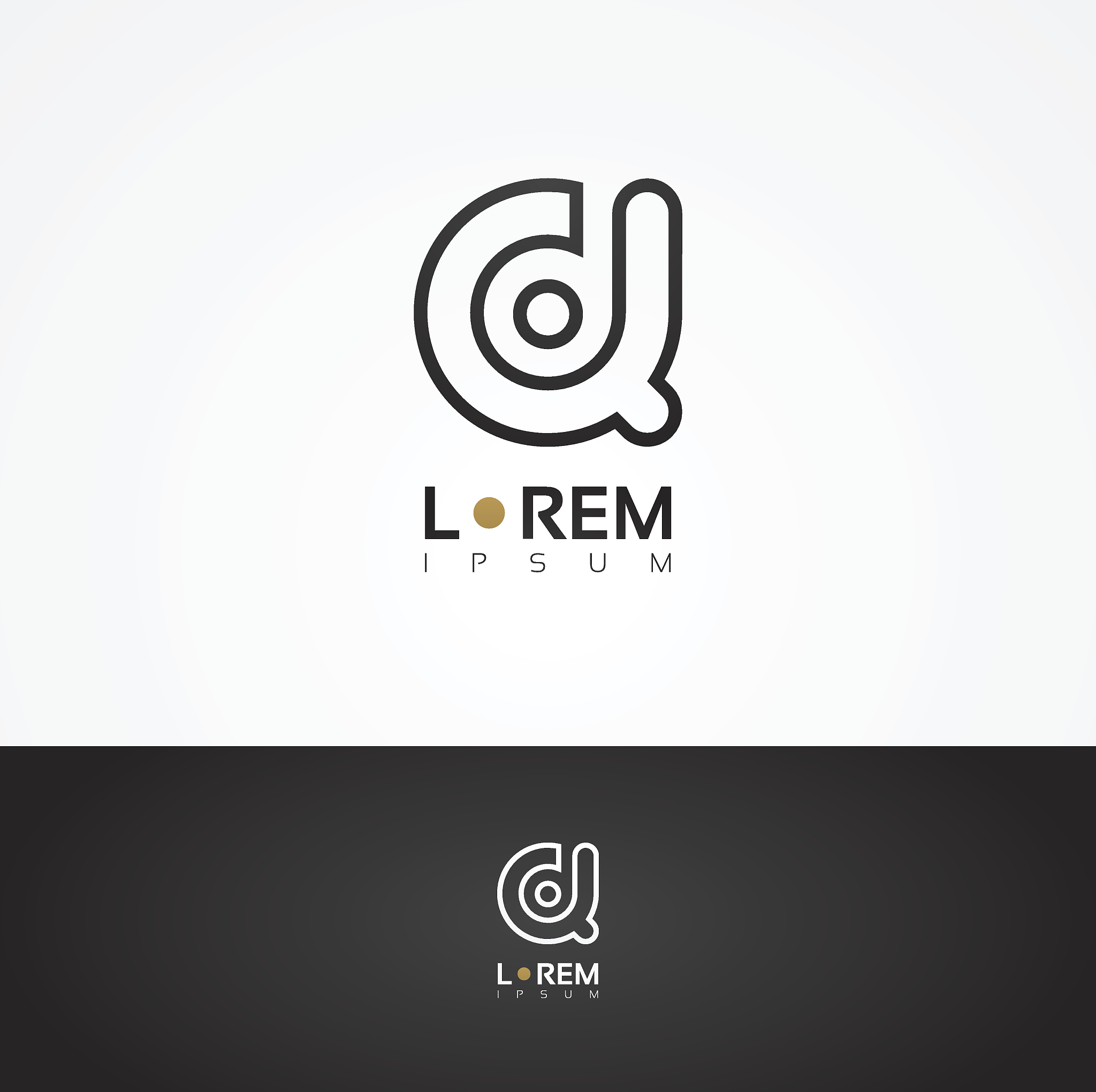 vector graphic decorative design alphabet / letter d