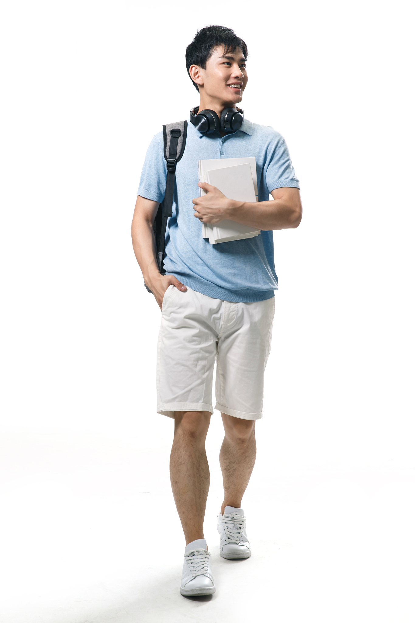 一个年轻的大学男生
