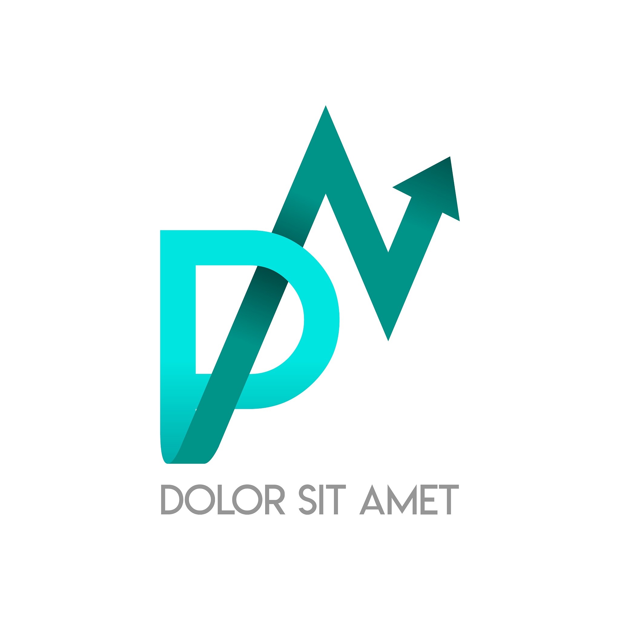 letter p and a finance green logo 2