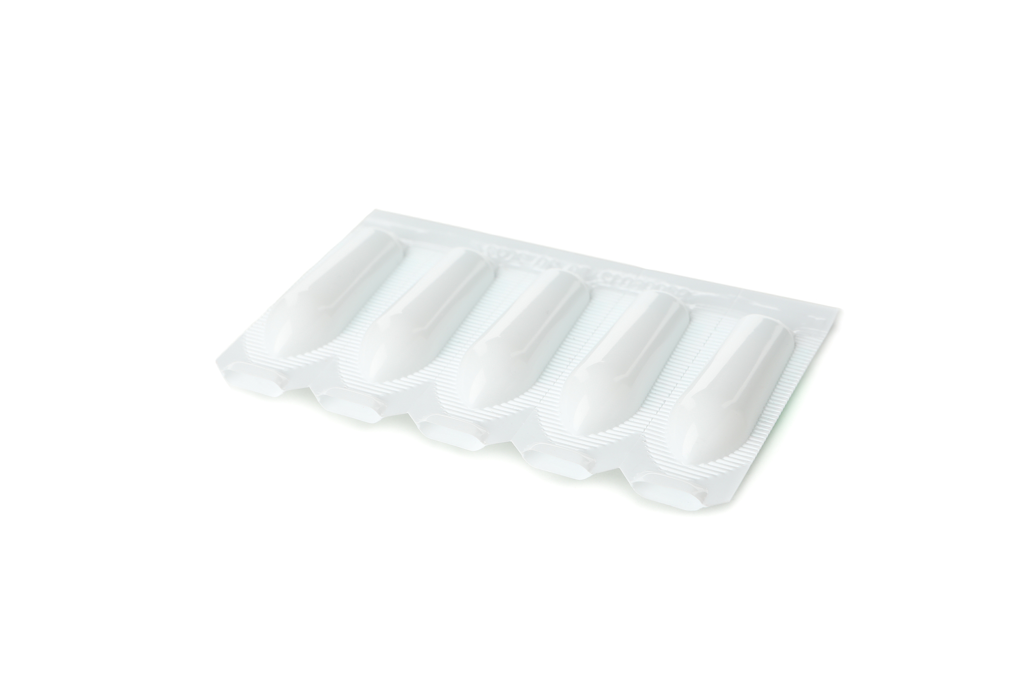 anal or vaginal candles isolated on white background