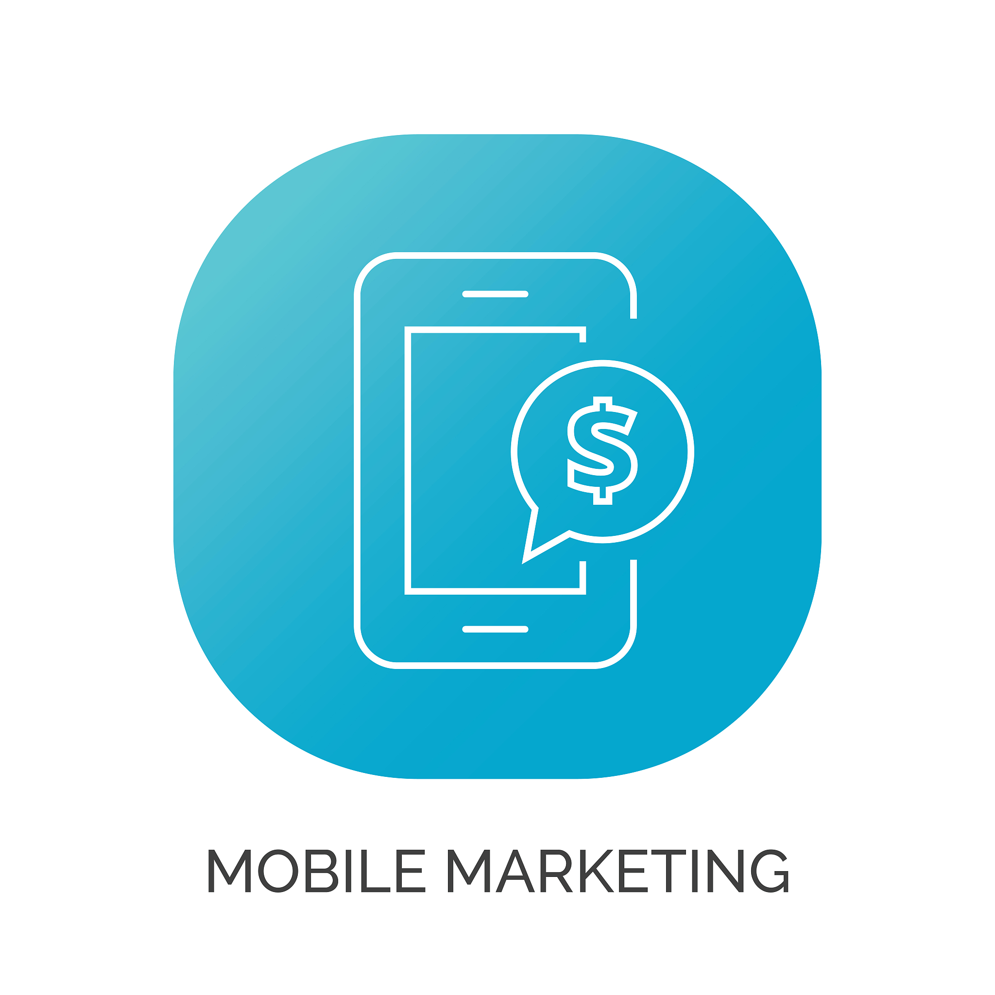 mobile screen with dollar sign icon
