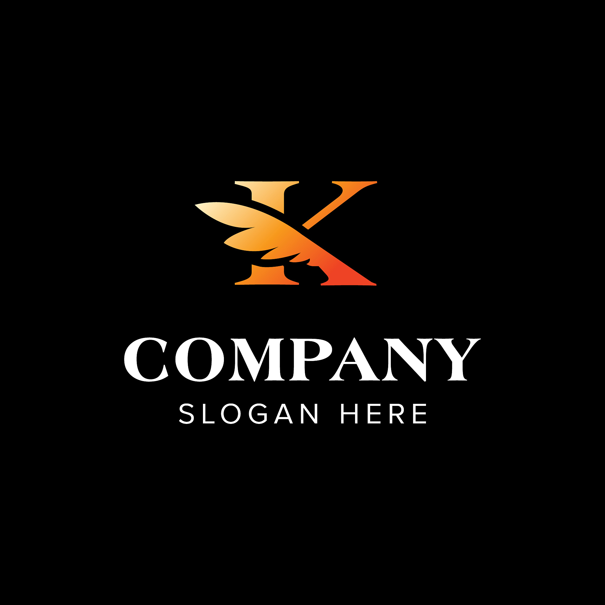 luxury gold letter k logo vector inspiration