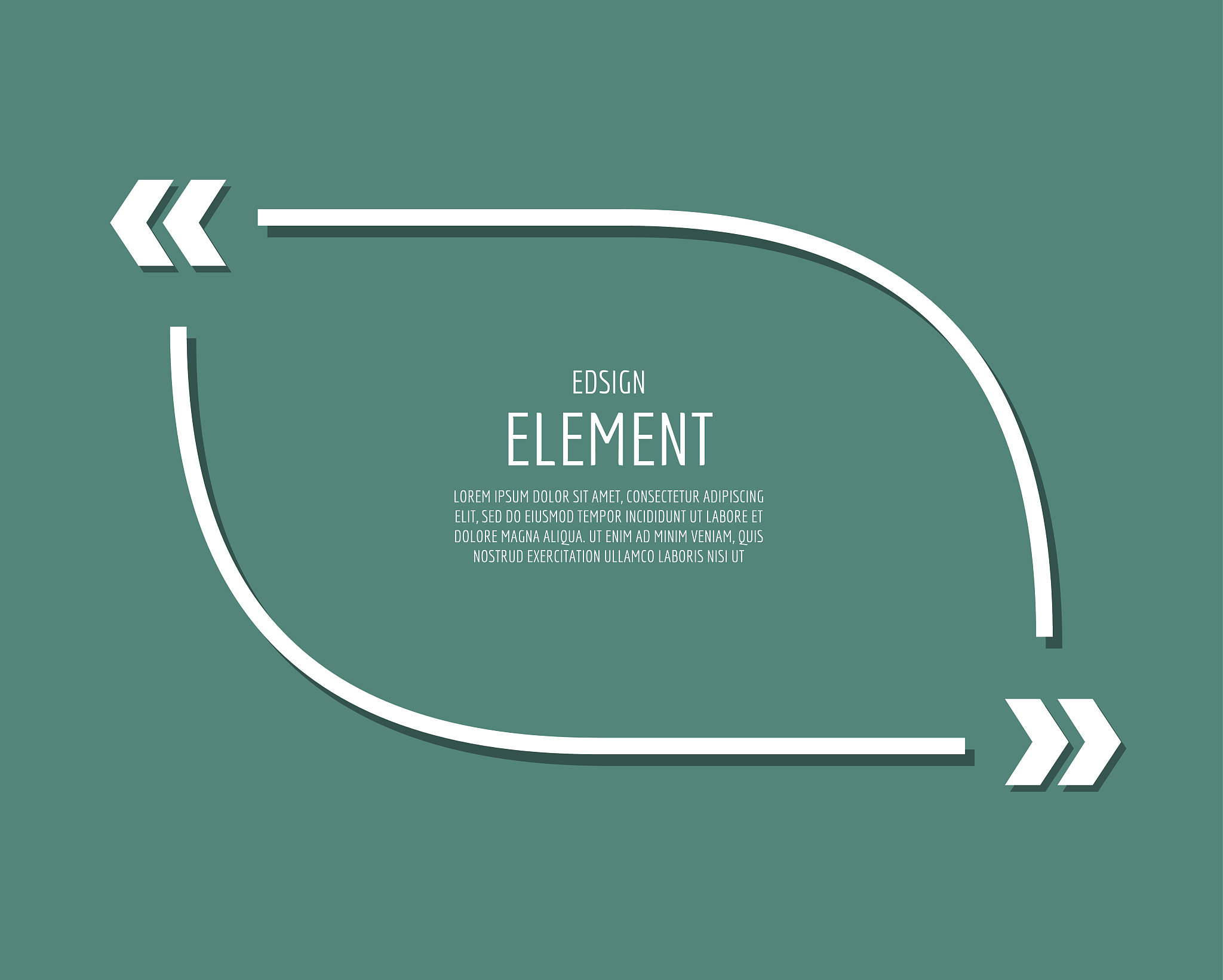 abstract arrow element. shape, isolated, vector and white. stock