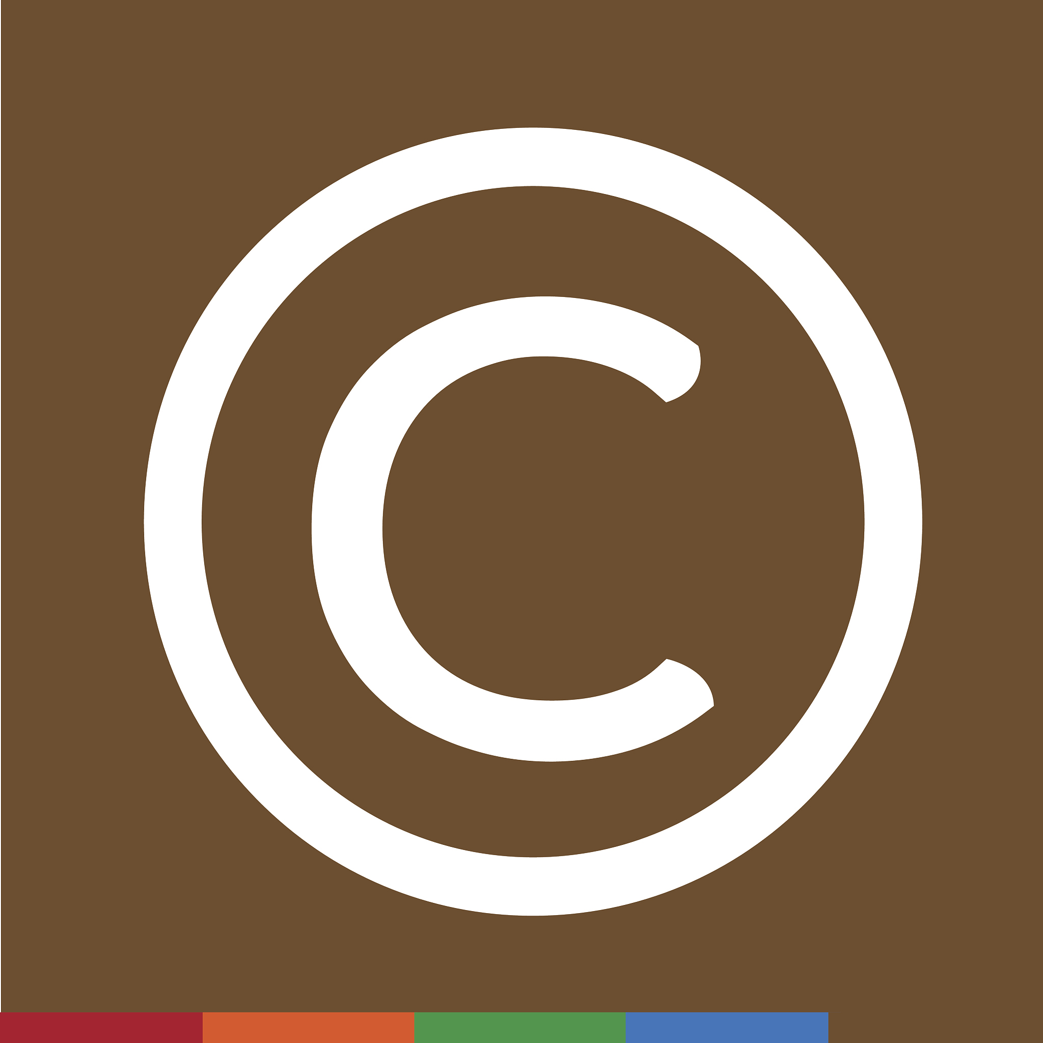 copyright symbol icon illustration design