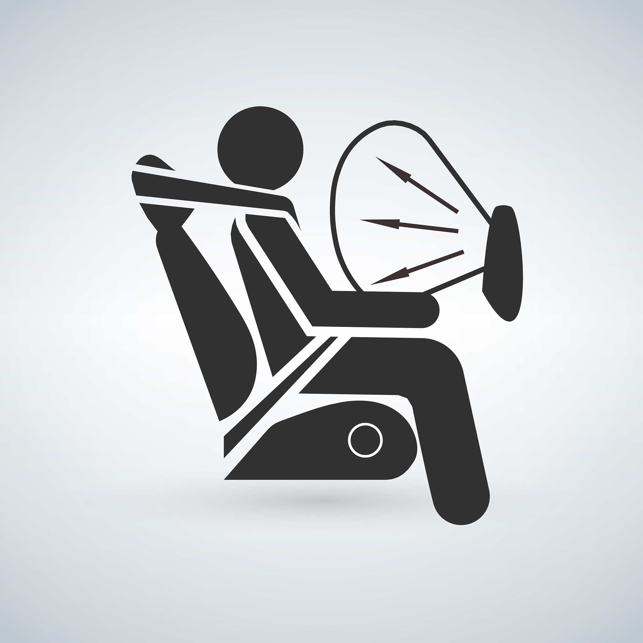 black airbag sign