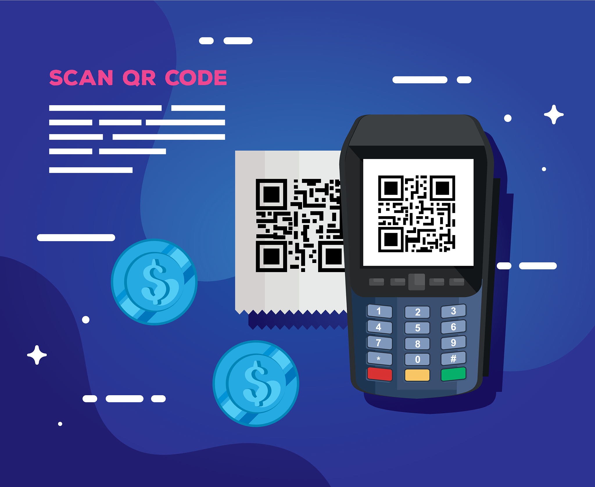 scan code qr with dataphone
