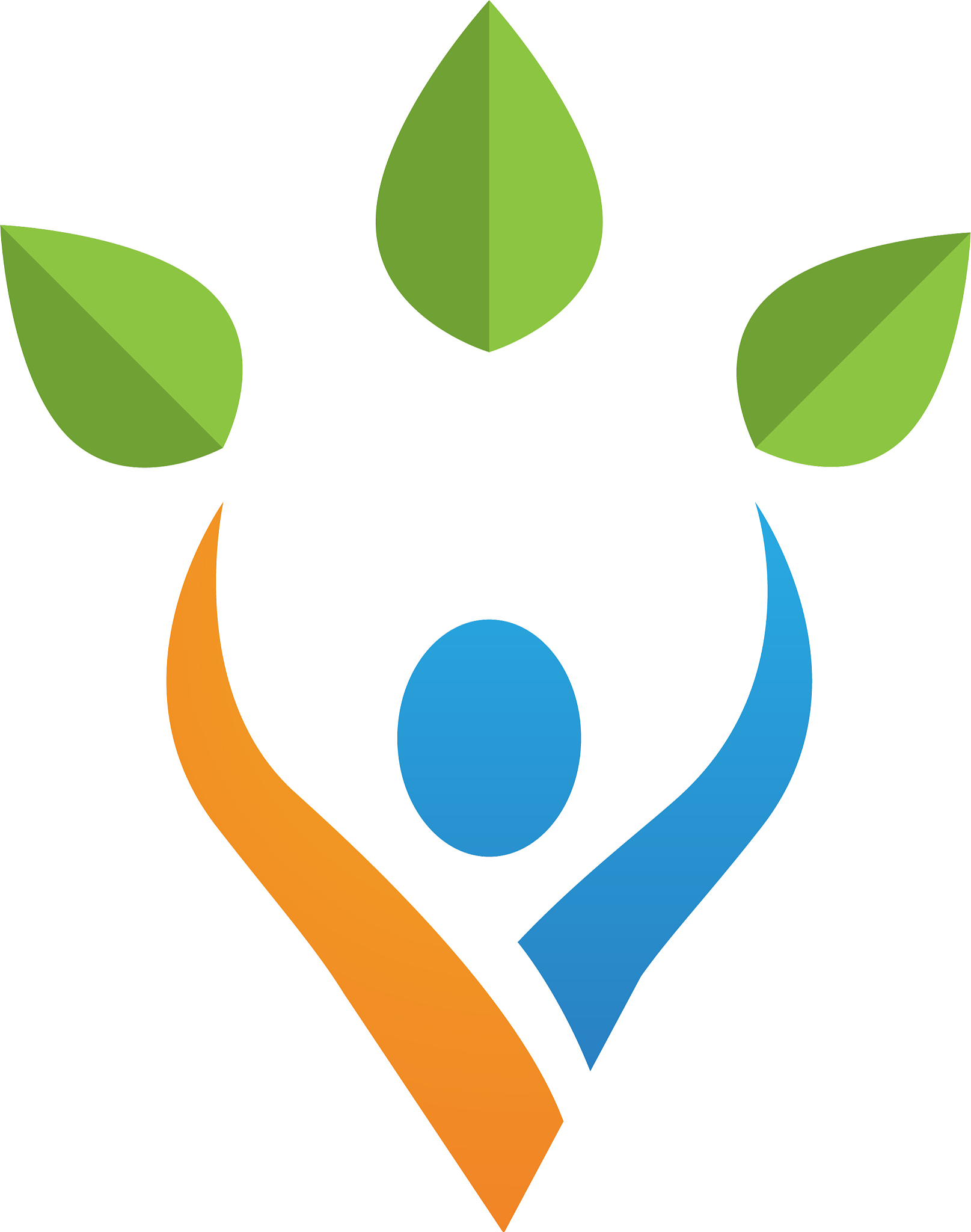 health nature people symbols and logo template