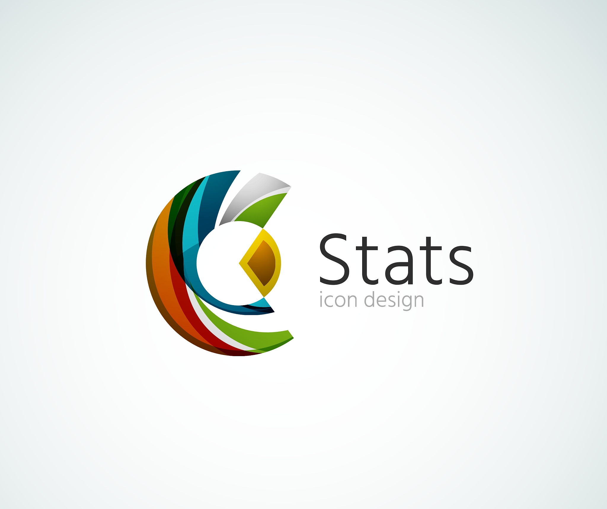 statistics company logo design