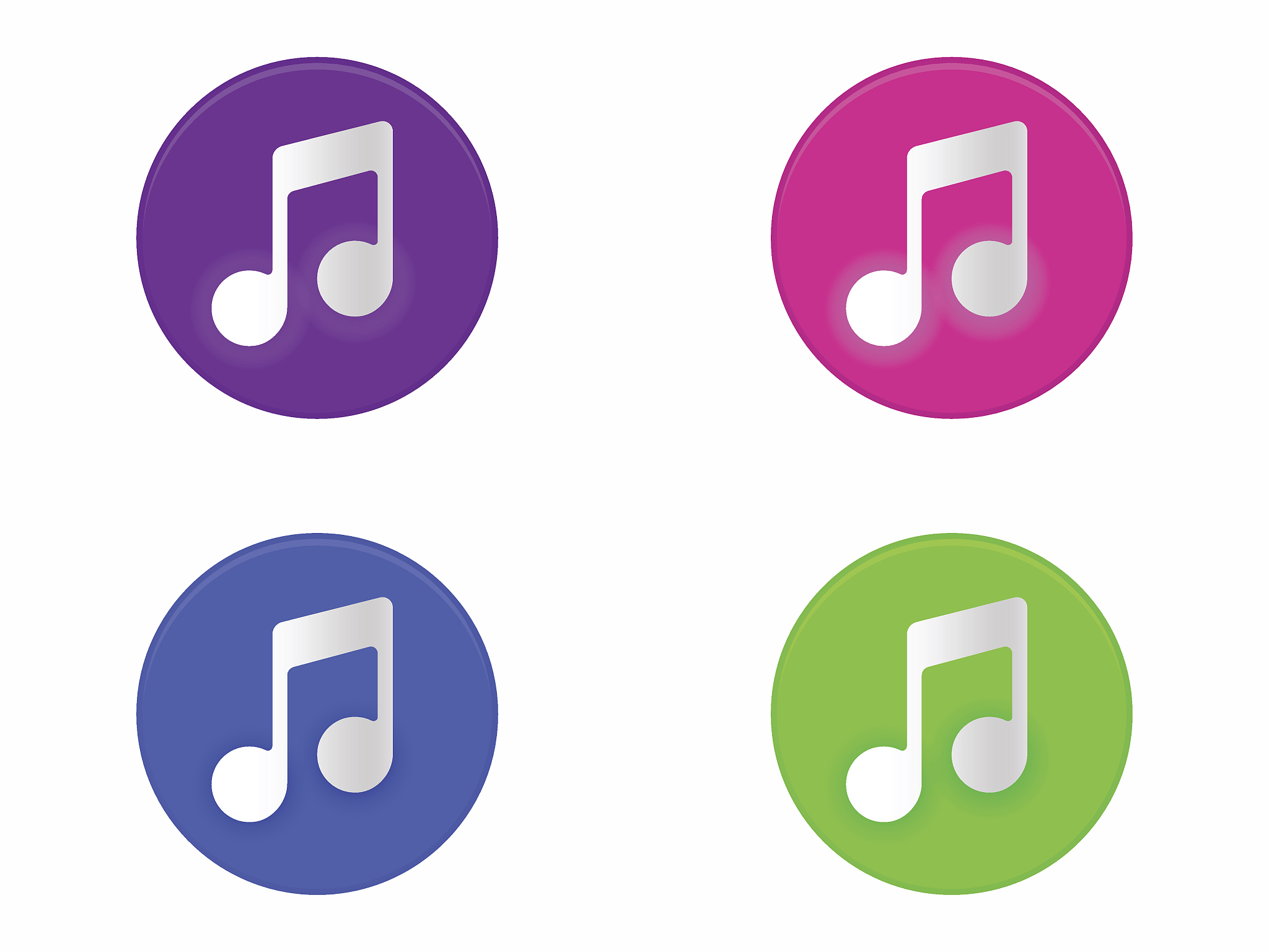music icon set