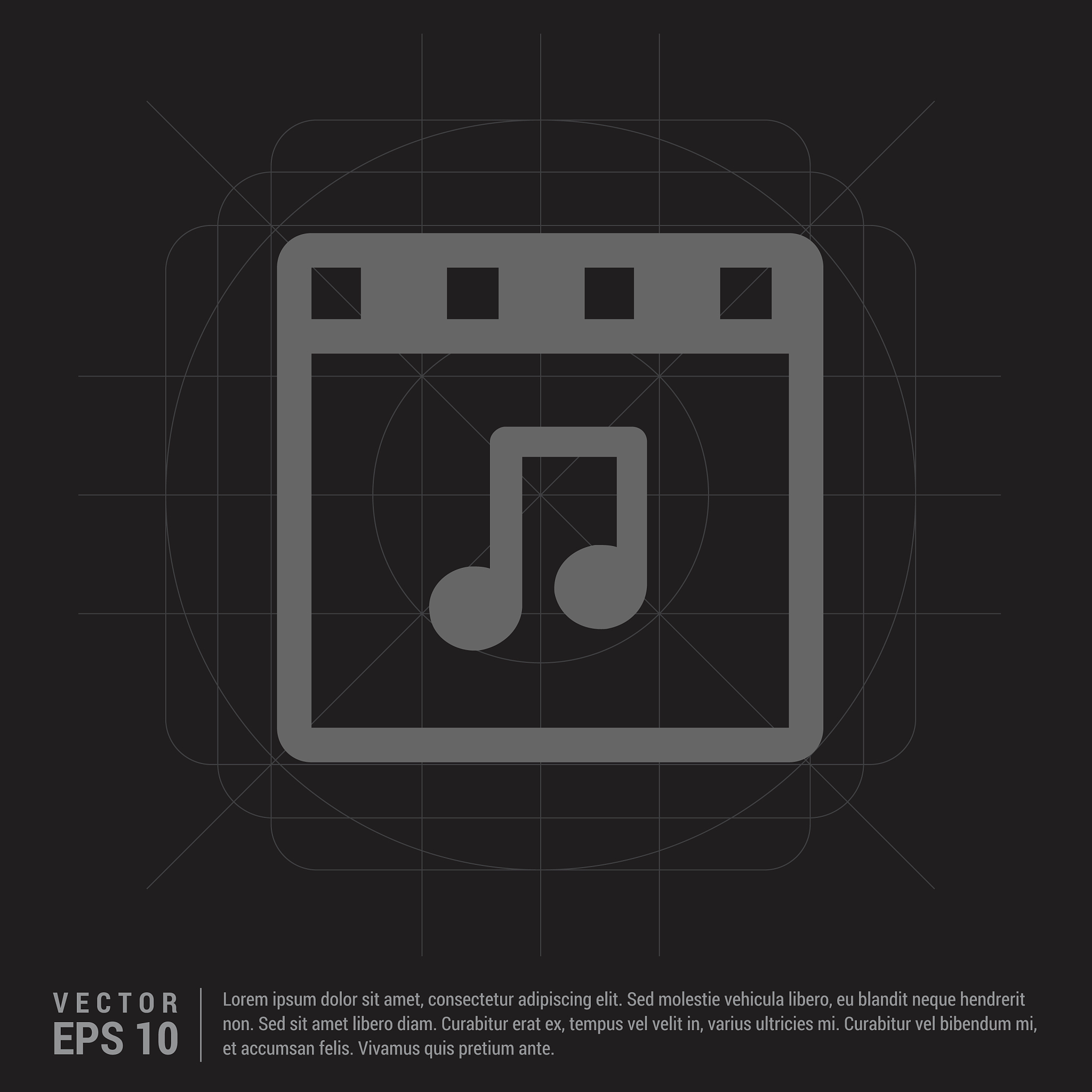 music symbol icon