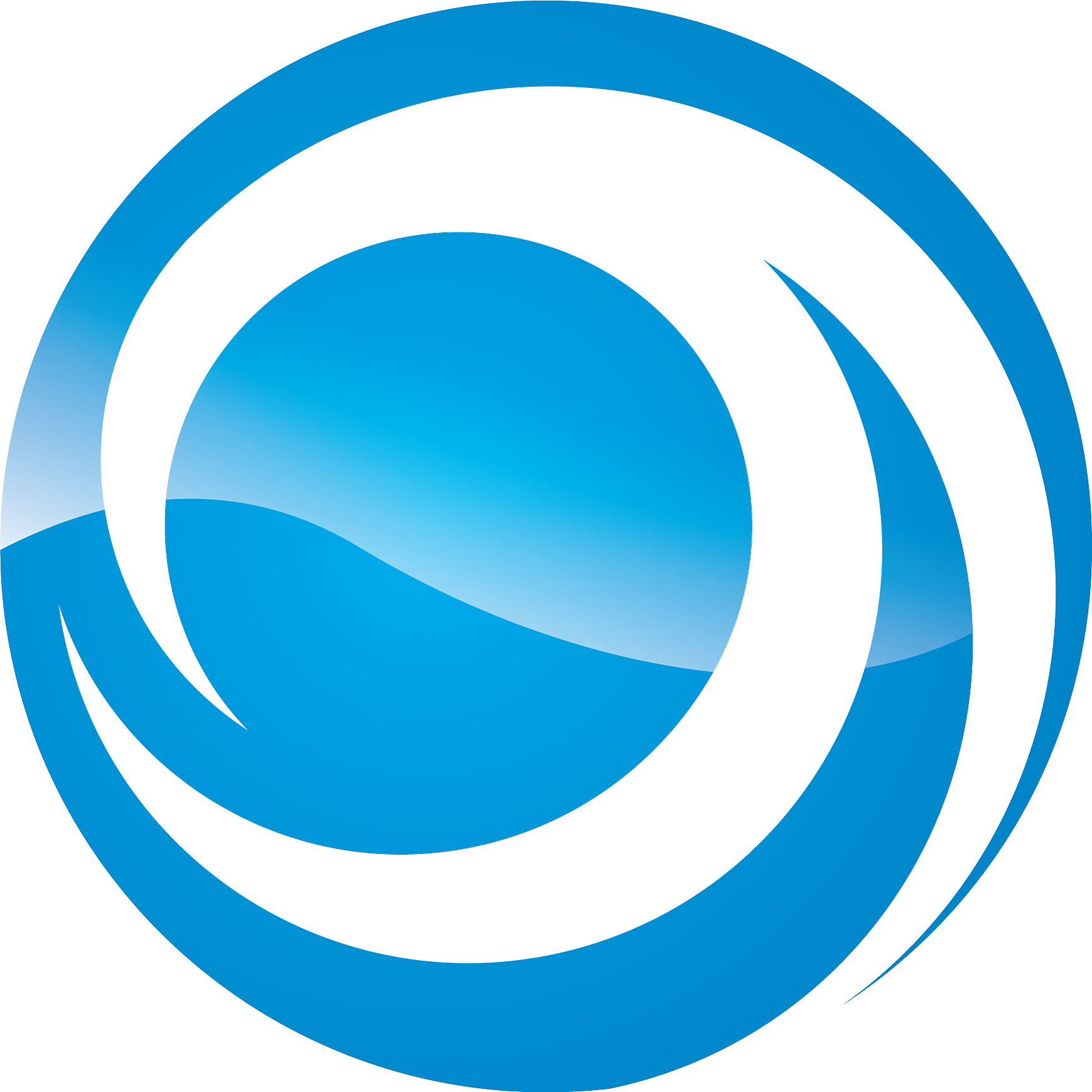 water wave logo template