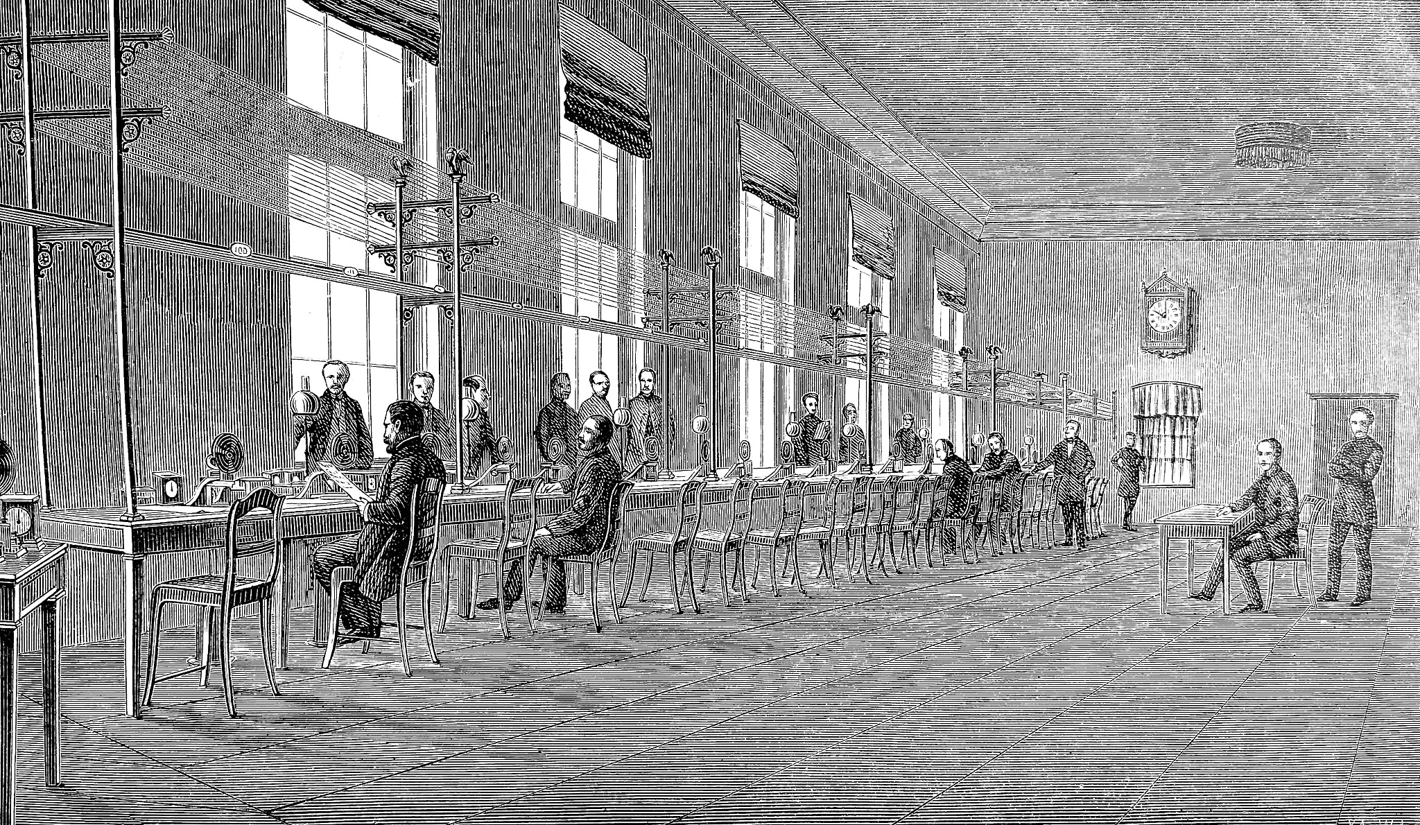 at the berlin telegraph office