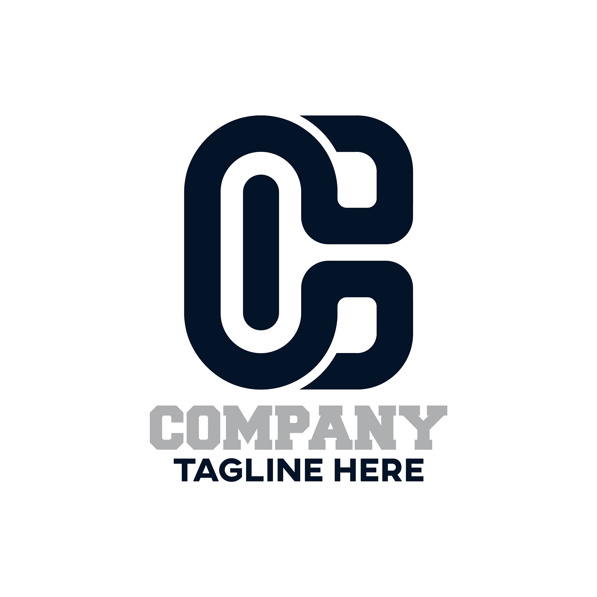 modern letter c logo
