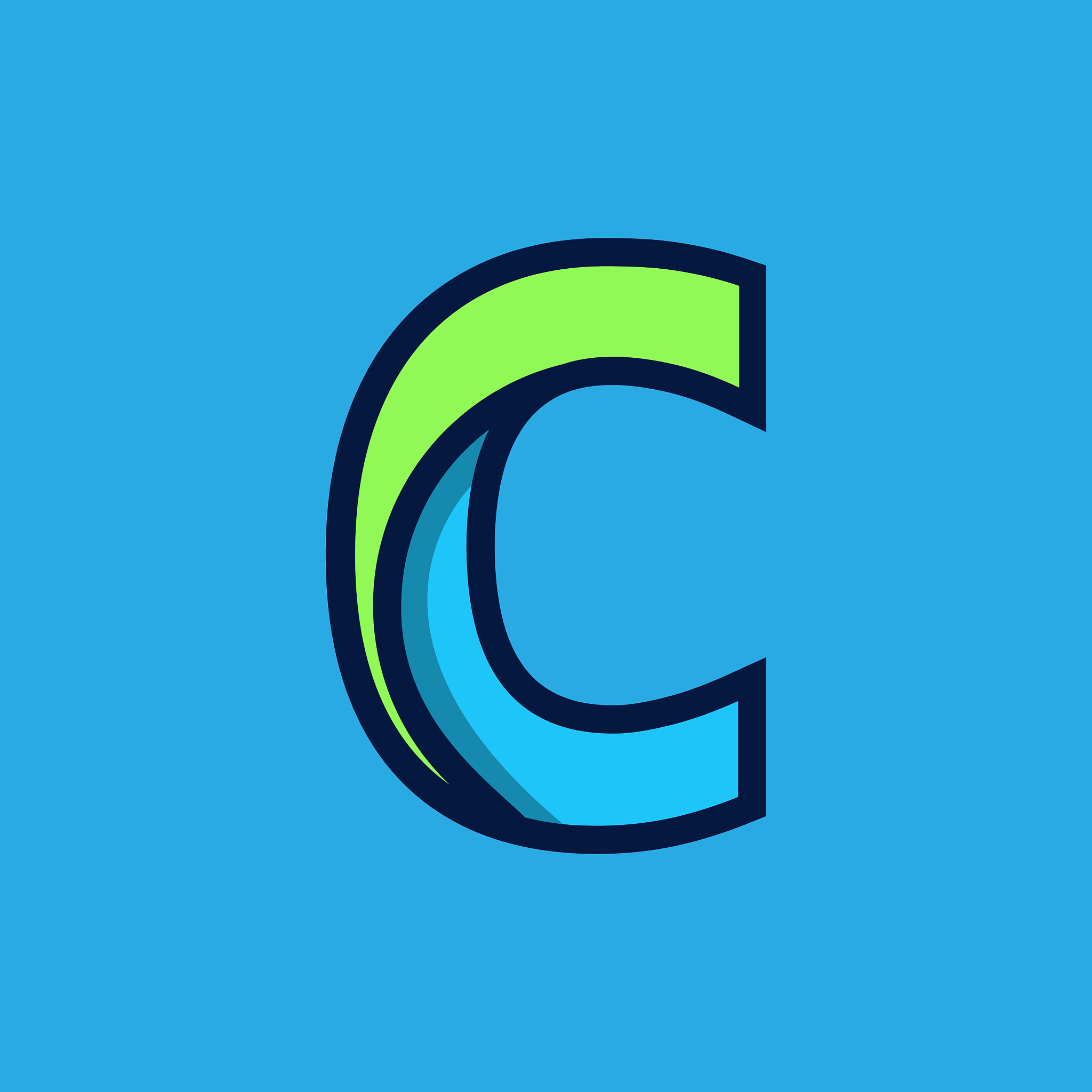 initial letter c modern logo template for company