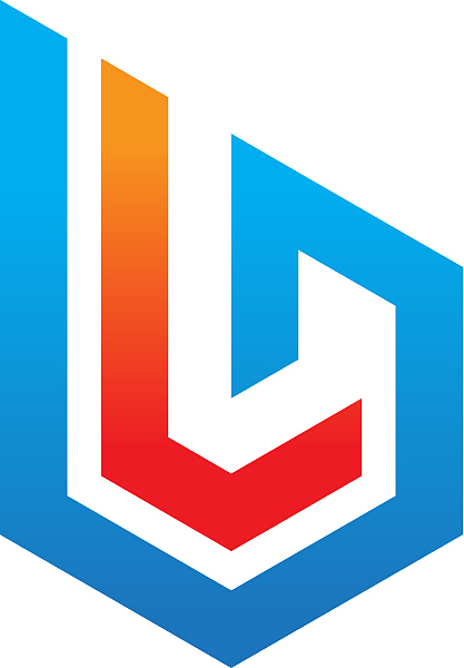 line technology abstract logo