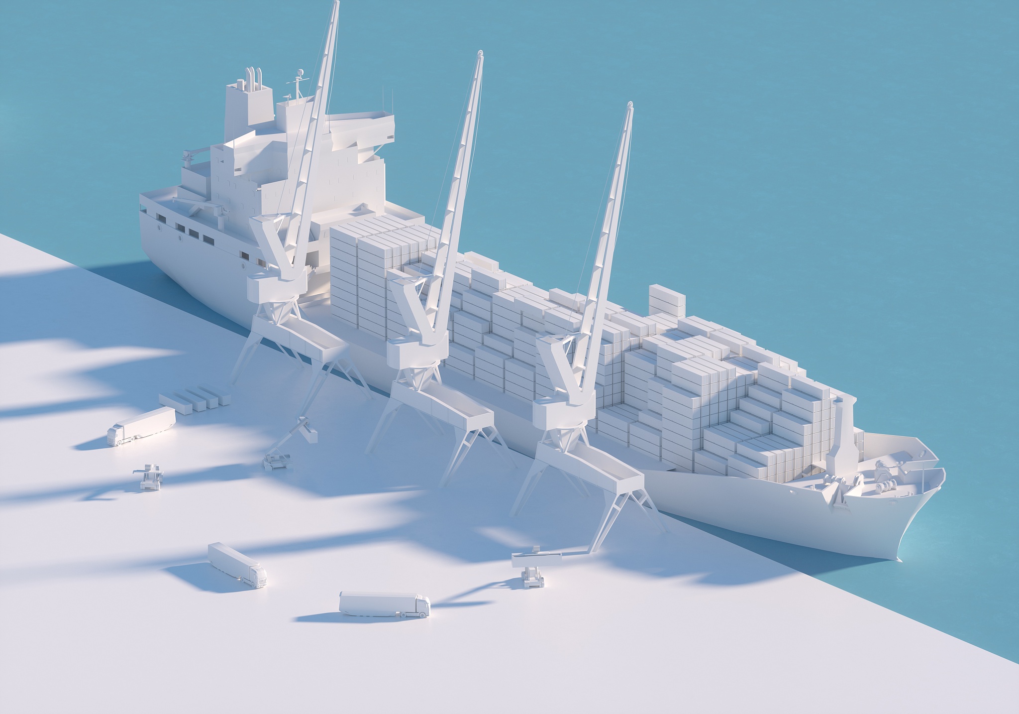 container ship